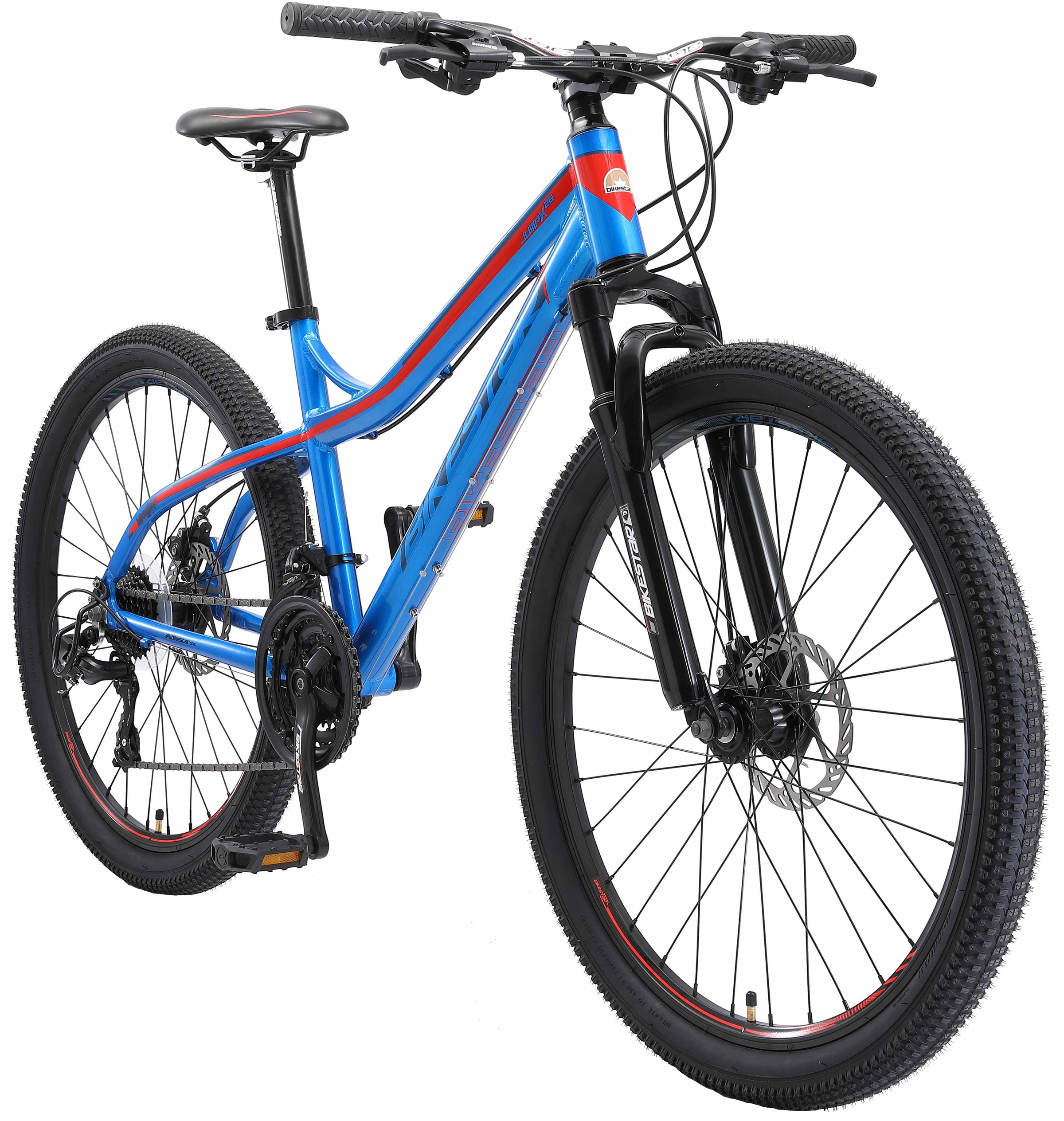 Bikestar Mountainbike 21 Gang Shimano RD-TY300 Schaltwerk Kettenschaltung für Damen und Herren, Kettenschaltung