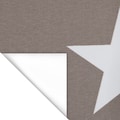 LICHTBLICK ORIGINAL Seitenzugrollo »Klemmfix Dekor Sterne«, verdunkelnd, energiesparend, ohne Bohren