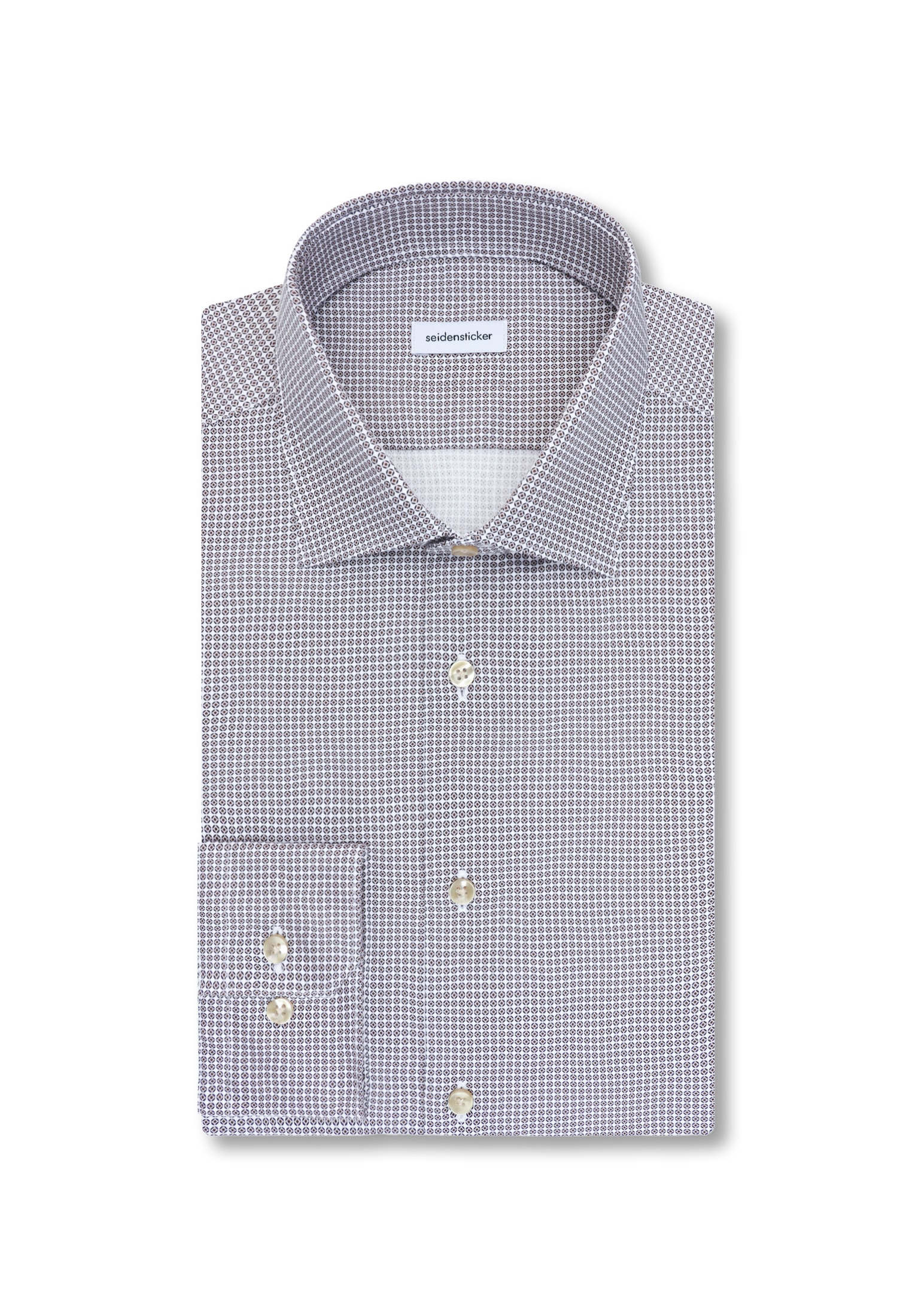 seidensticker Businesshemd »Schwarze Rose« Slim 1/1 Kentkragen Druck