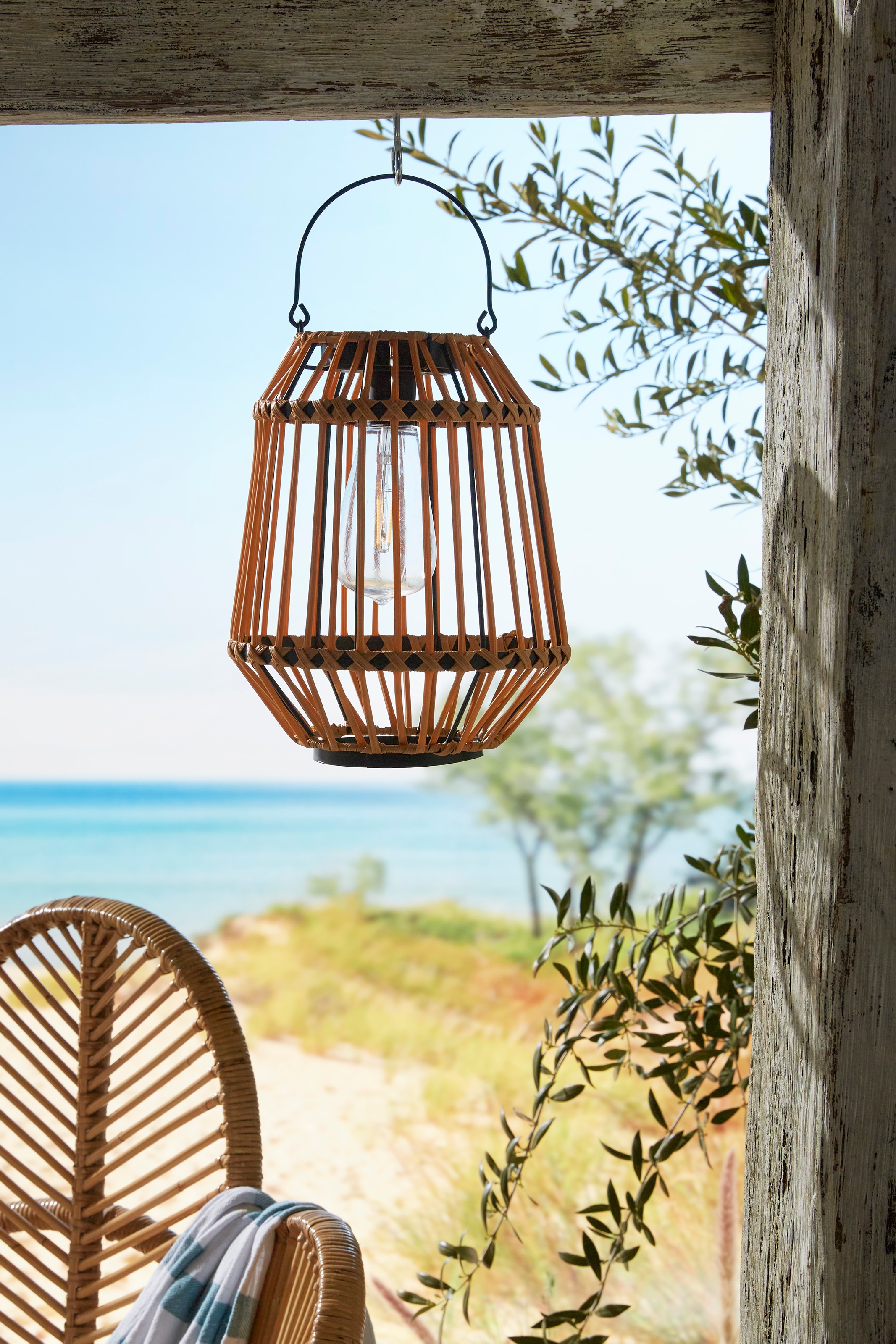LUXFORM Außen-Tischleuchte »Solar-Tischlampe - Ibiza - LED - 15 Lumen«, Leu günstig online kaufen