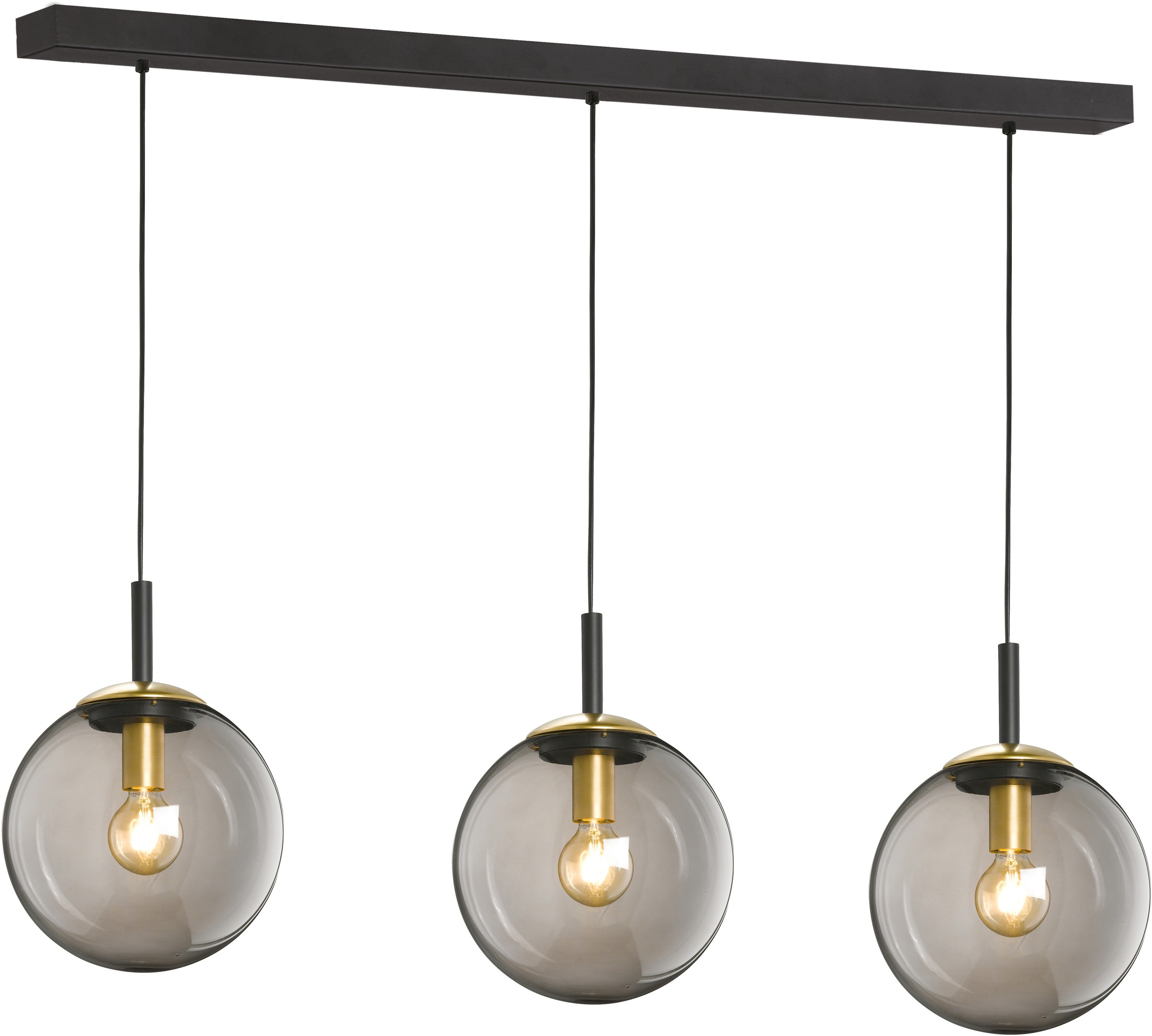 FISCHER & HONSEL Pendelleuchte »Dini«, 3 flammig, Leuchtmittel E27   ohne L günstig online kaufen