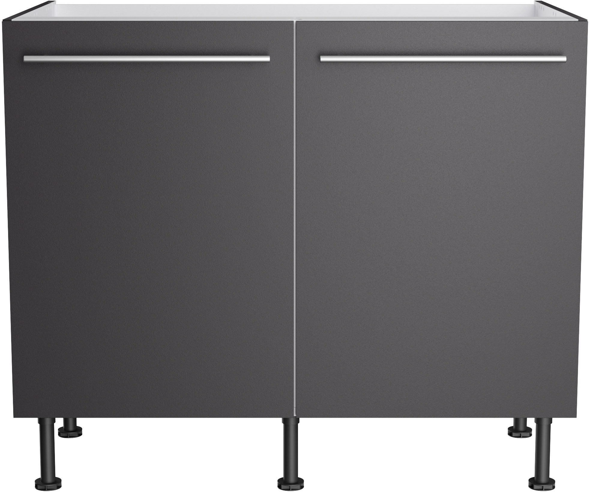 KOCHSTATION Spülenschrank "KS-Bern2" Breite 100 cm, 2 Türen günstig online kaufen