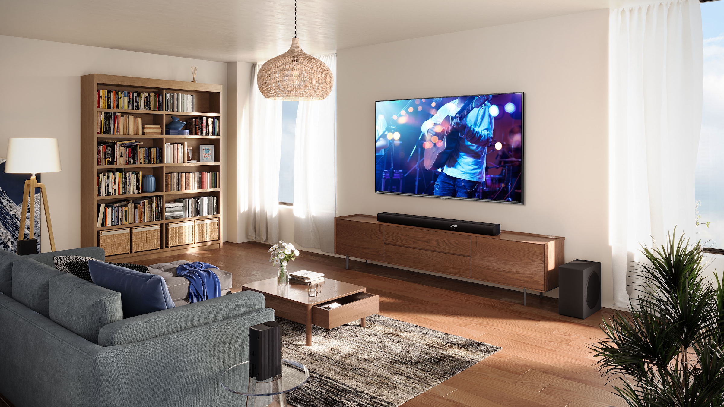 Hisense Soundbar »AX5100Q« 5.1 (Bluetooth Bassregelung | Lautstärkeregelung | Pairing 580 W)