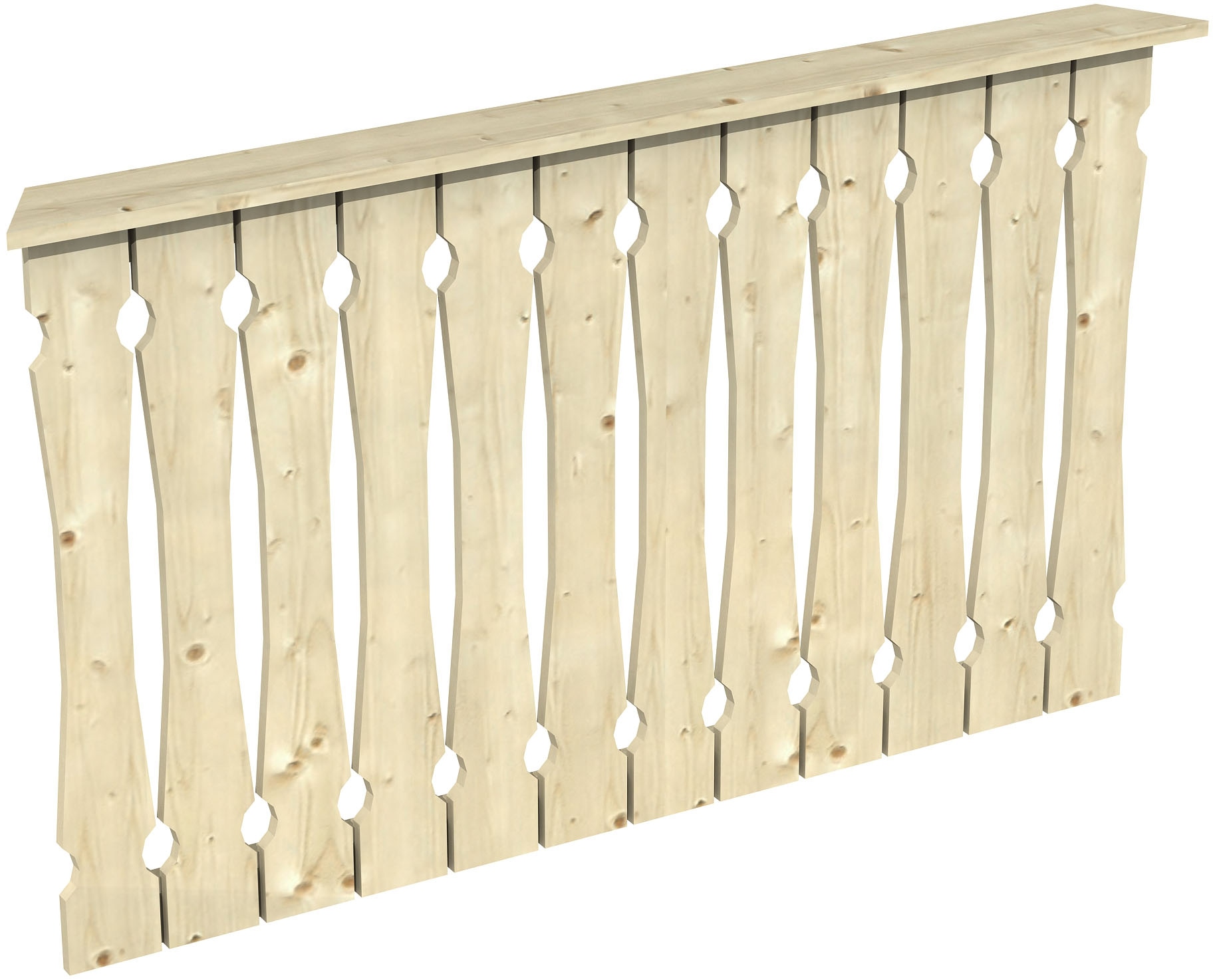 Skanholz Brüstungsgeländer »Balkonschalung«
