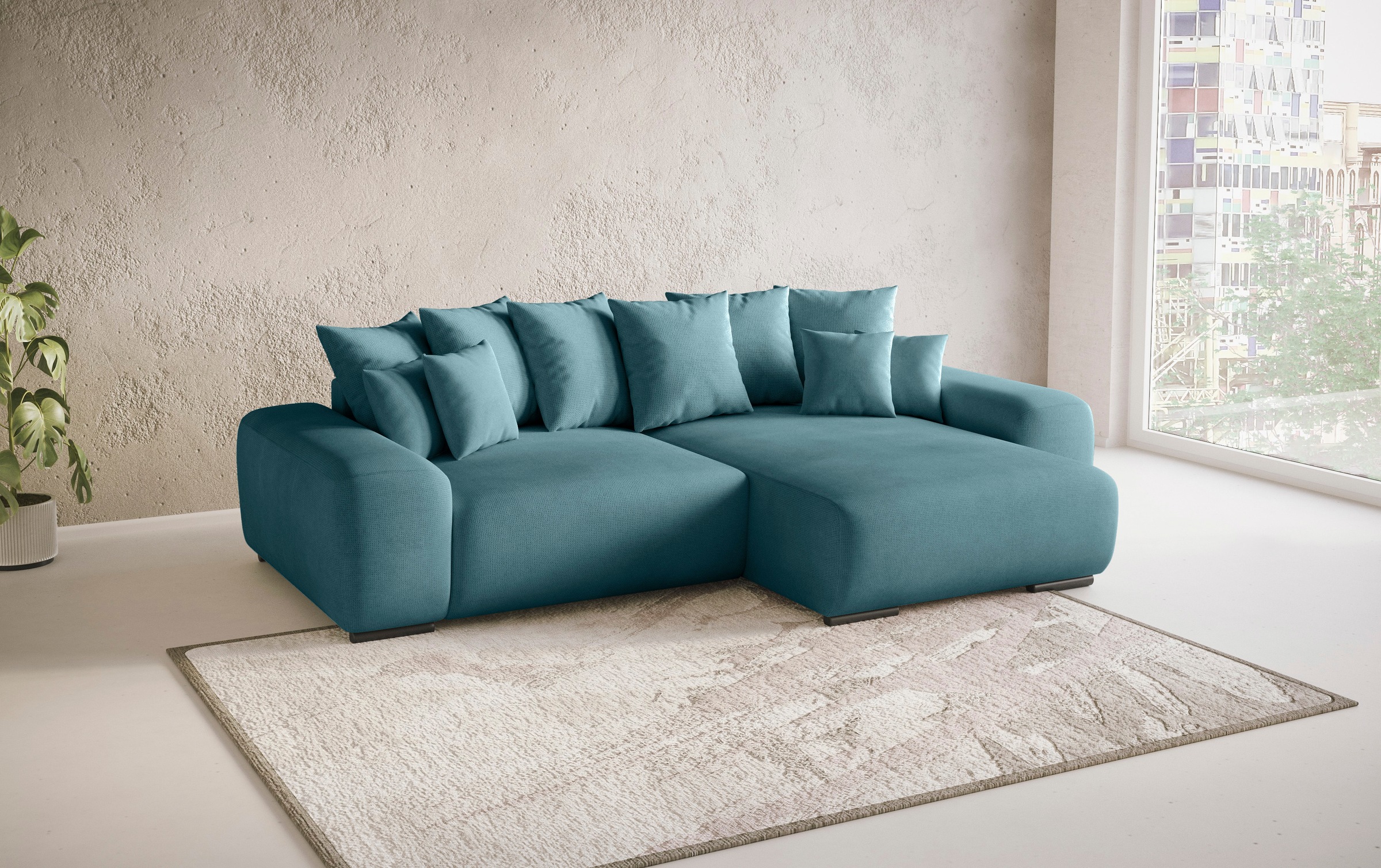 Mr. Couch Polsterecke »Sundance, L-Form«, Dauerschläfer mit Bett, Bettkaste günstig online kaufen