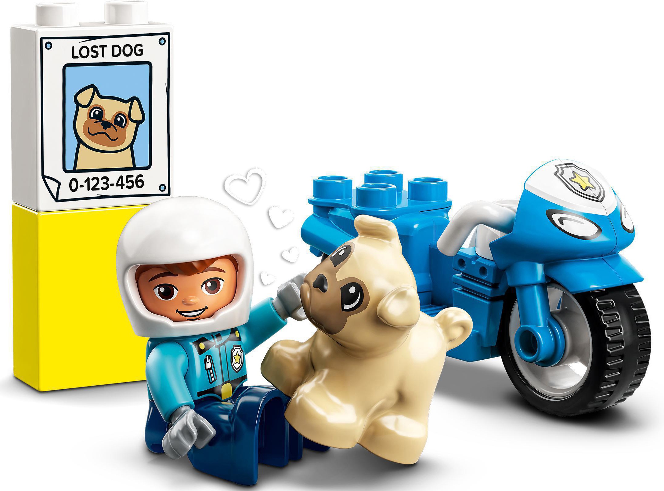LEGO® Konstruktionsspielsteine »Polizeimotorrad (10967), LEGO® DUPLO« Made günstig online kaufen