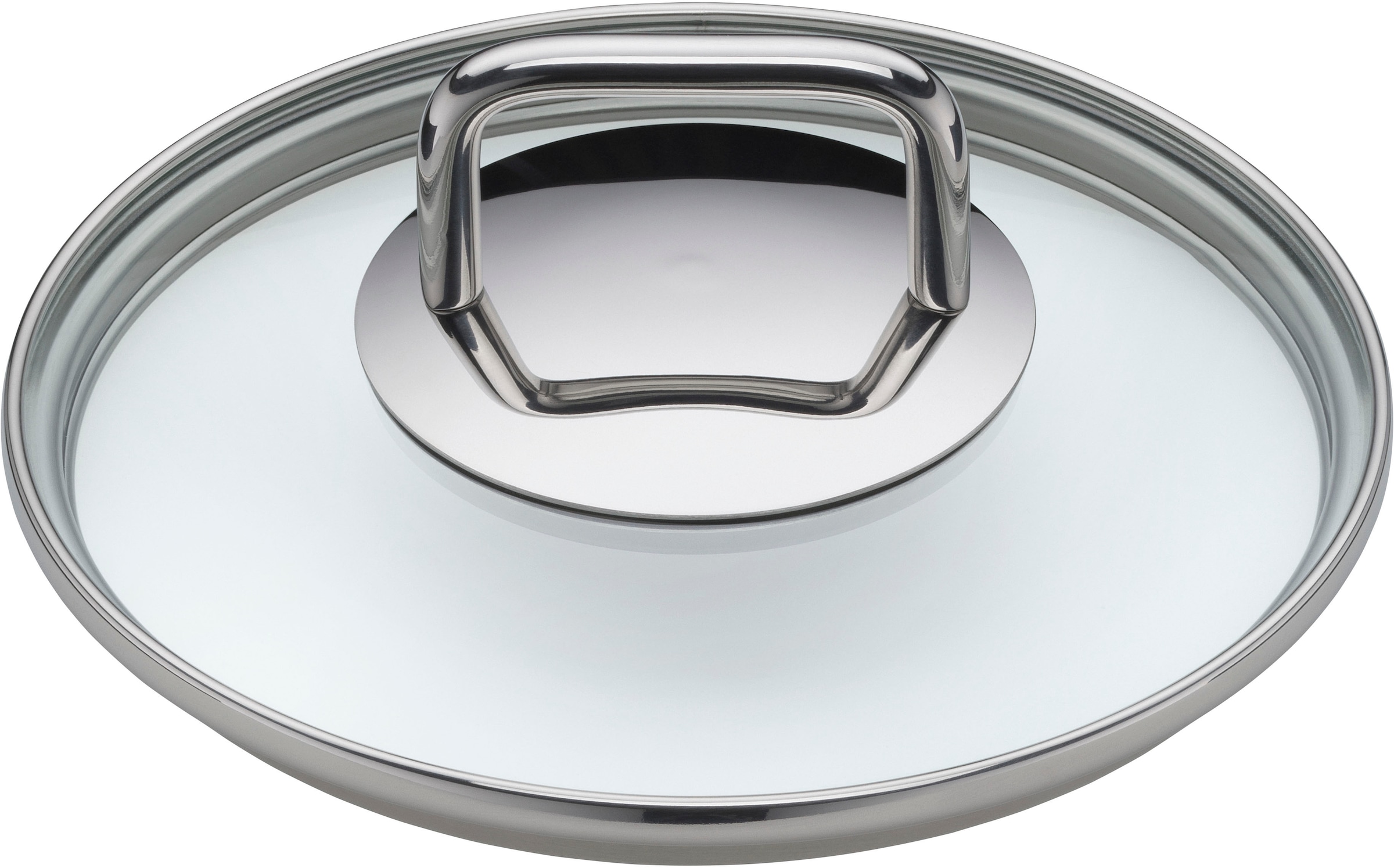 Silit Bratentopf »Extra Cook, mit Glasdeckel«, Edelstahl 18/10, (2 tlg.), SiliTherm Universalboden, induktionsgeeignet, spülmaschinengeeignet