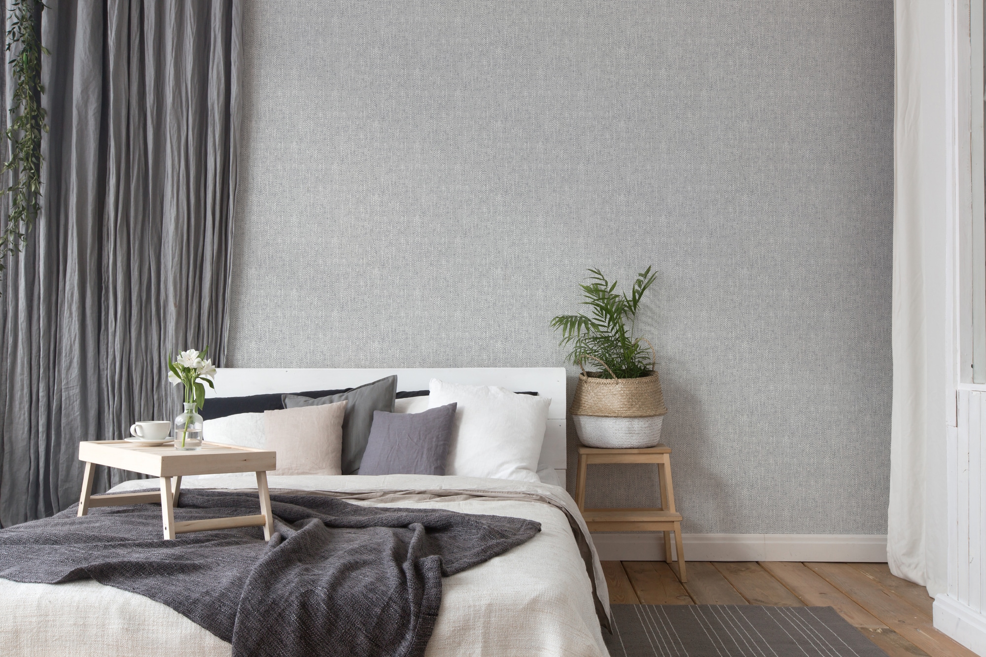 A.S. Création Vliestapete »Attractive 2 Tapete mit grober Struktur«, matt-gemustert-neutral, Strukturtapete Strukturtapete einfarbig strukturiert modern Design