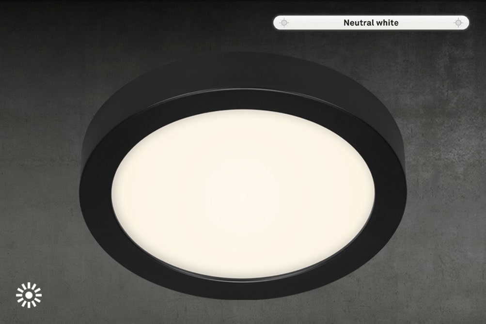 Briloner Leuchten LED Deckenleuchte »FIRE BLACK« günstig online kaufen