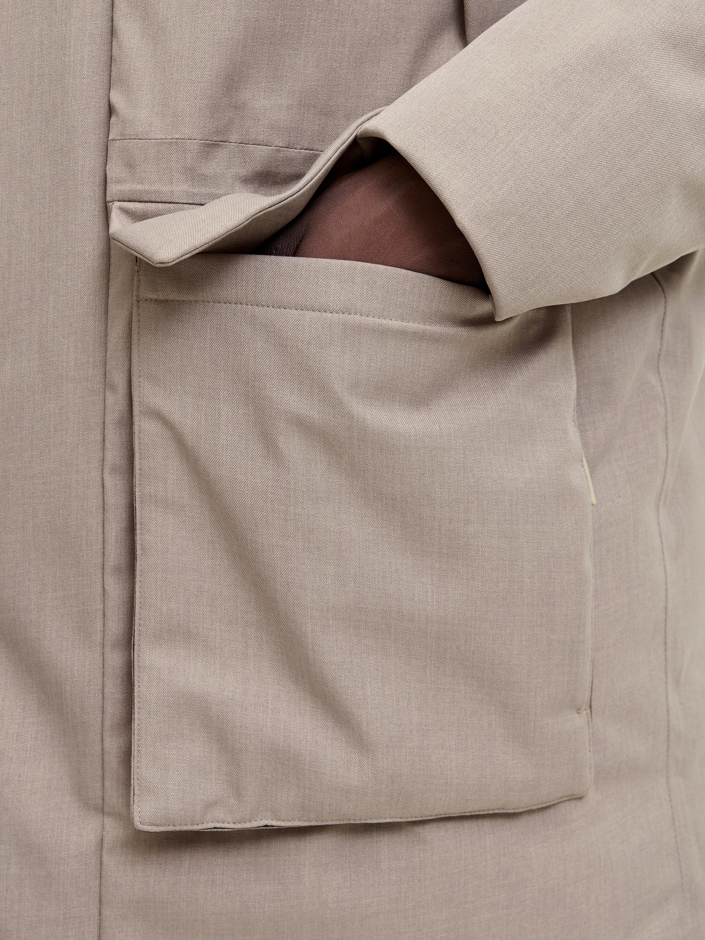 Jack & Jones Parka »JPRCCMOON MELANGE PARKA LN« mit Kapuze