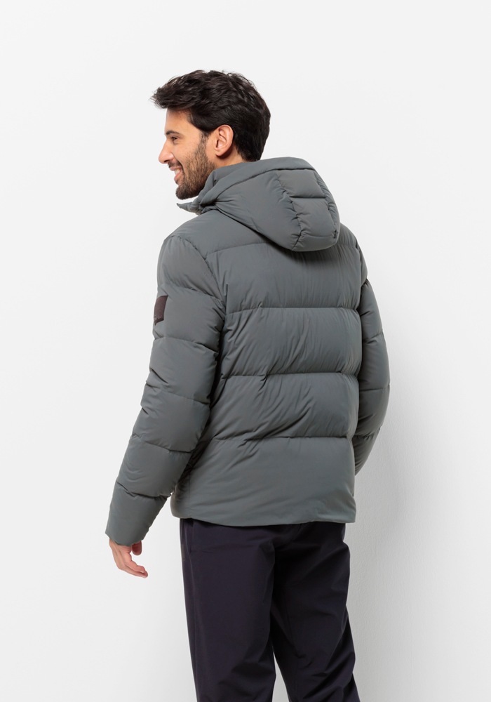 Jack Wolfskin Daunenjacke »WANDERMOOD DOWN JKT M«, mit Kapuze