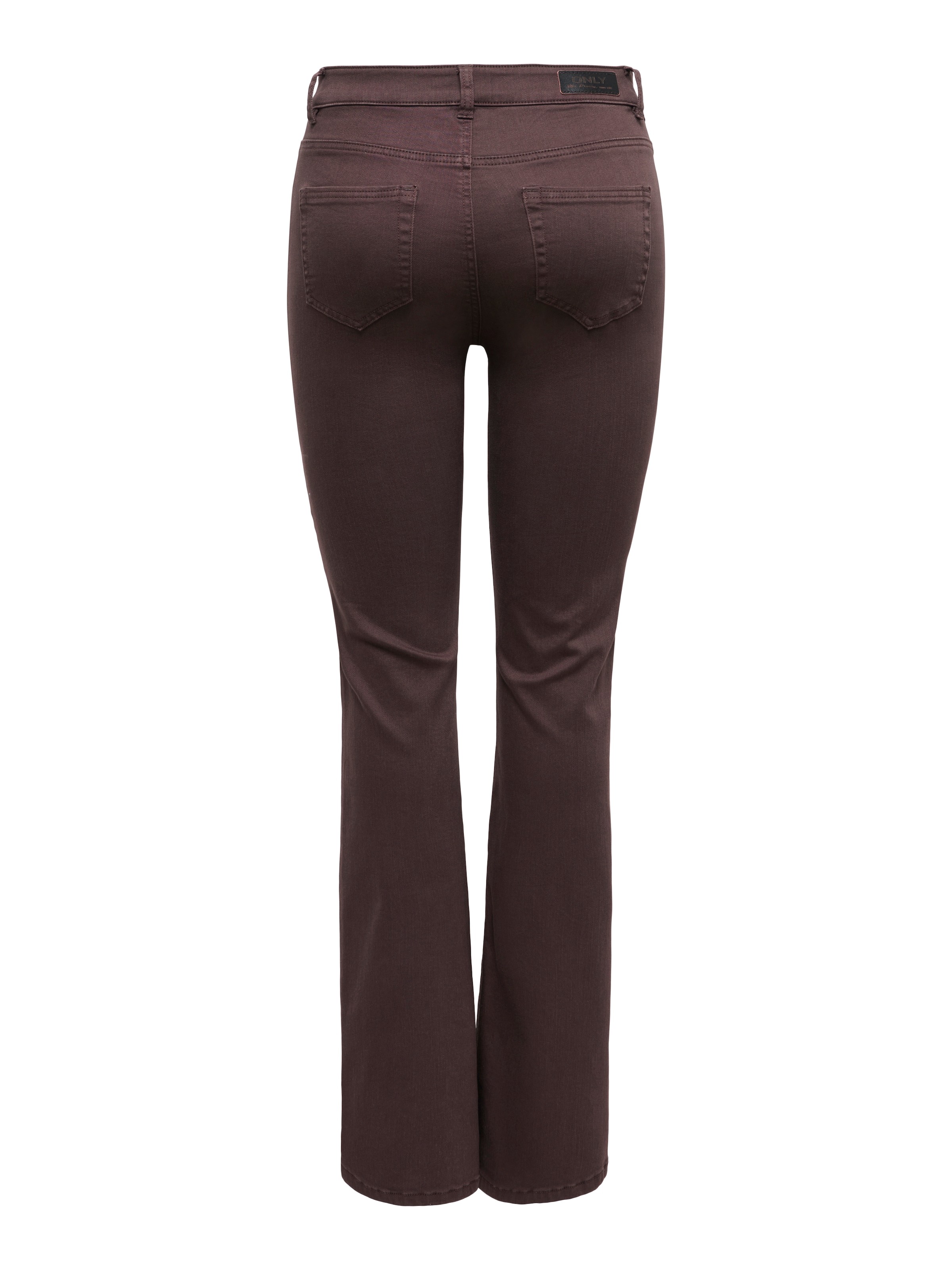ONLY Bootcuthose »ONLBLUSH MID FLARED COLOUR PANT PNT NOOS«  Baumwollmischung, bootcut fit