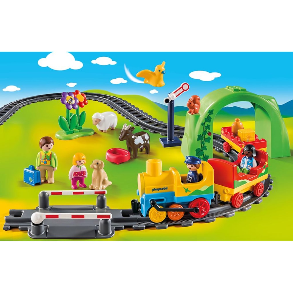 Playmobil® Konstruktions-Spielset »Meine erste Eisenbahn (70179), Playmobil 1-2-3«