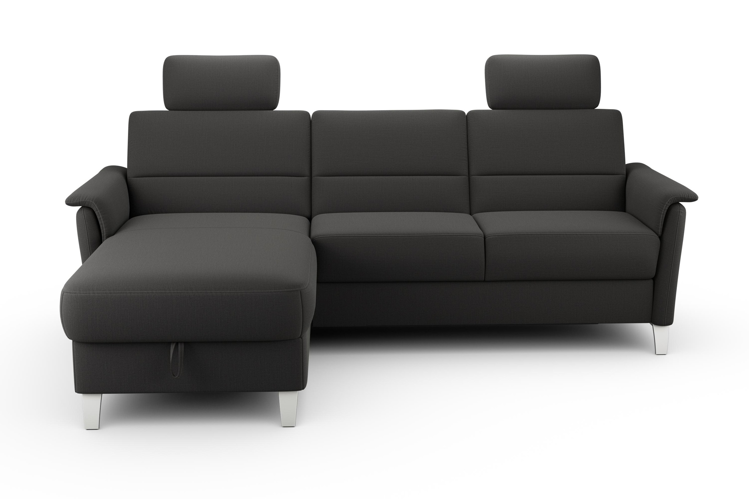 sit&more Ecksofa »Palmera L-Form, B: 244 cm« optional Bettfunktion & Bettka günstig online kaufen