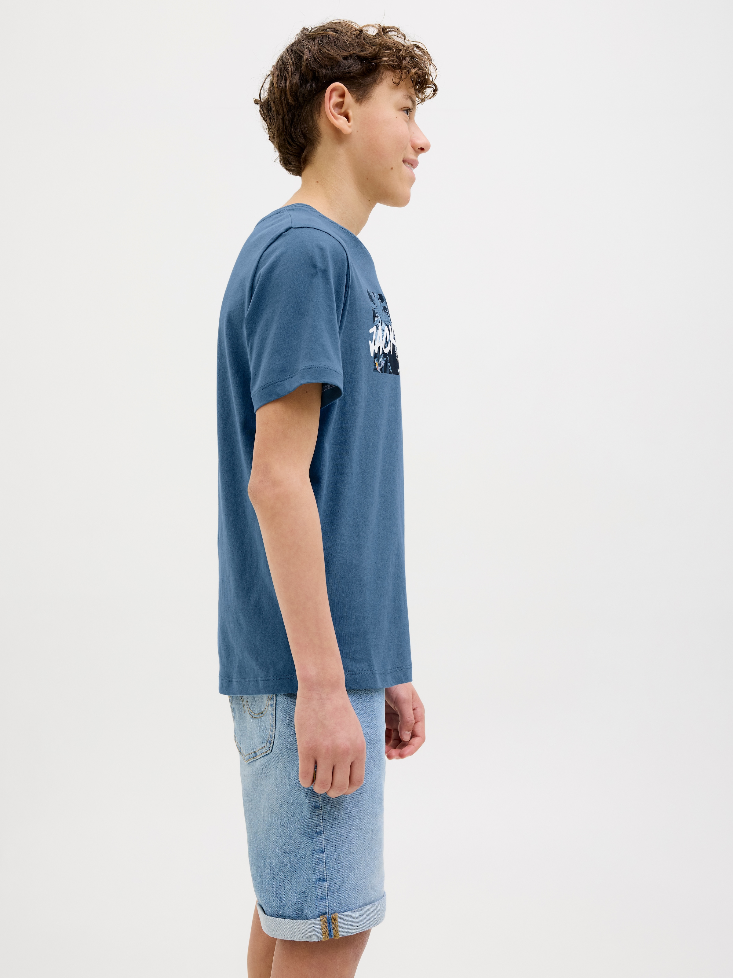 Jack & Jones Junior T-Shirt »JJHAWAII SHAPE TEE SS CREW NECK JNR«