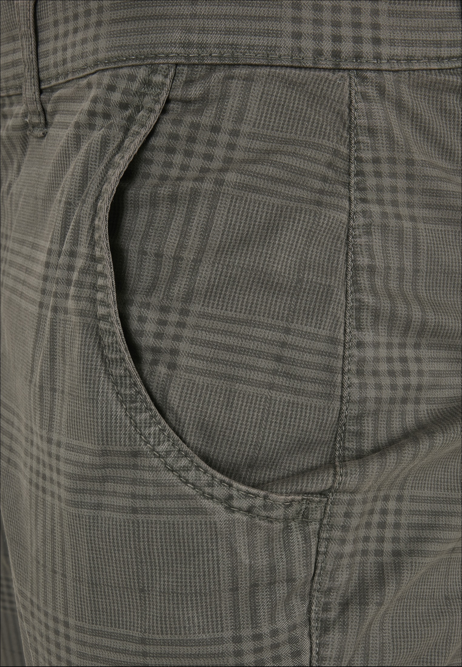 URBAN CLASSICS Cargohose »Urban Classics Herren AOP Glencheck Cargo Jog Pants«