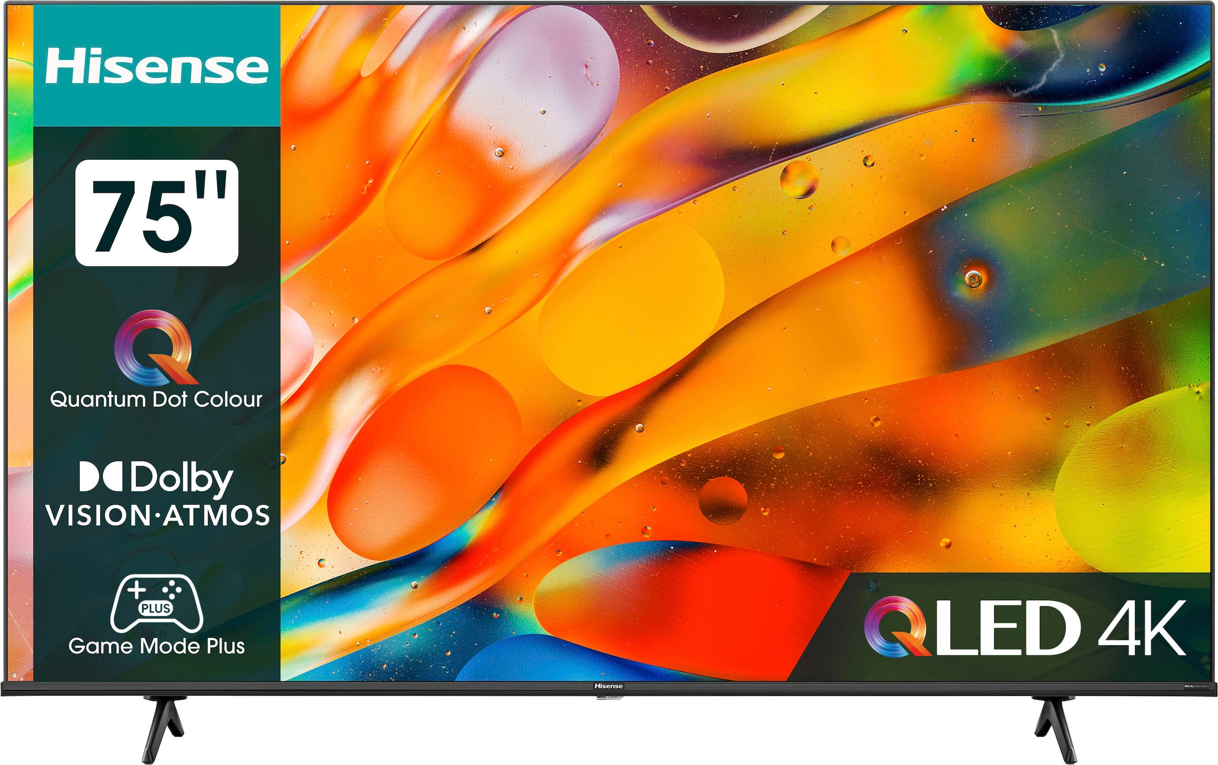 Hisense LED-Fernseher »75E77KQ«, 4K Ultra HD, Smart-TV, 4K UHD