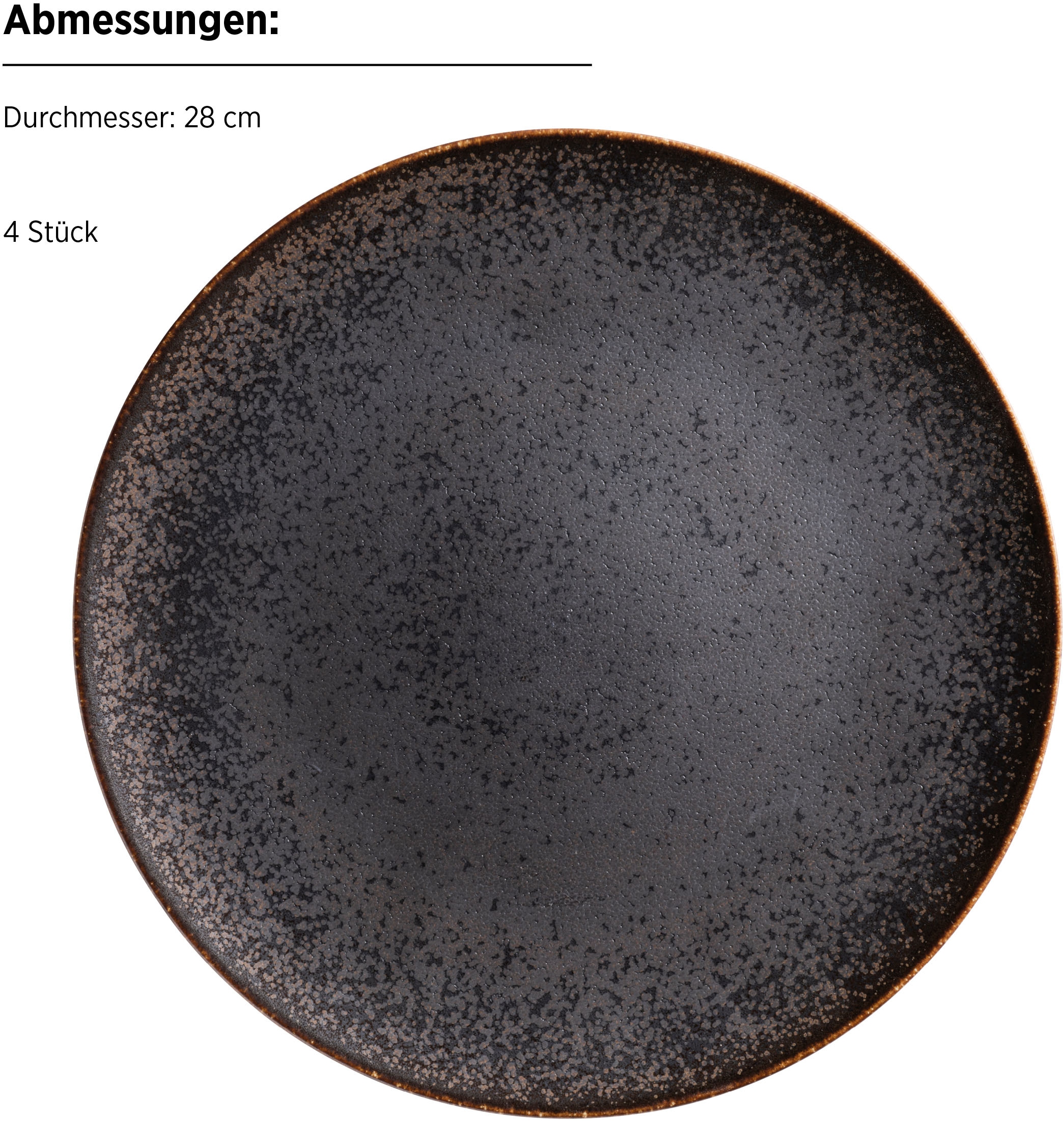 MÄSER Tafelservice »POWERFUL, Teller Set, Porzellan«