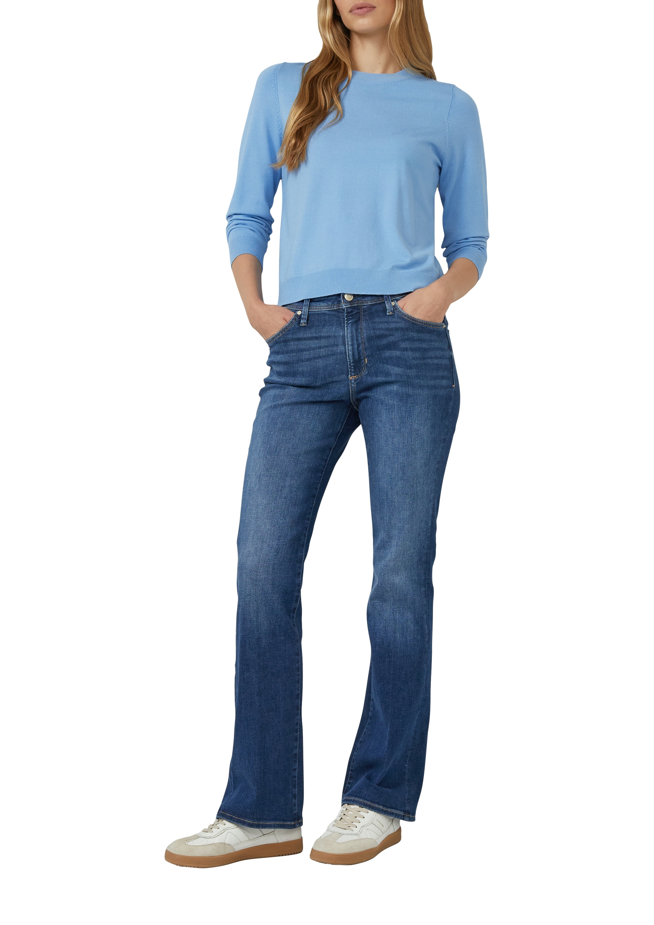 s.Oliver Strickpullover, mit Stehkragen