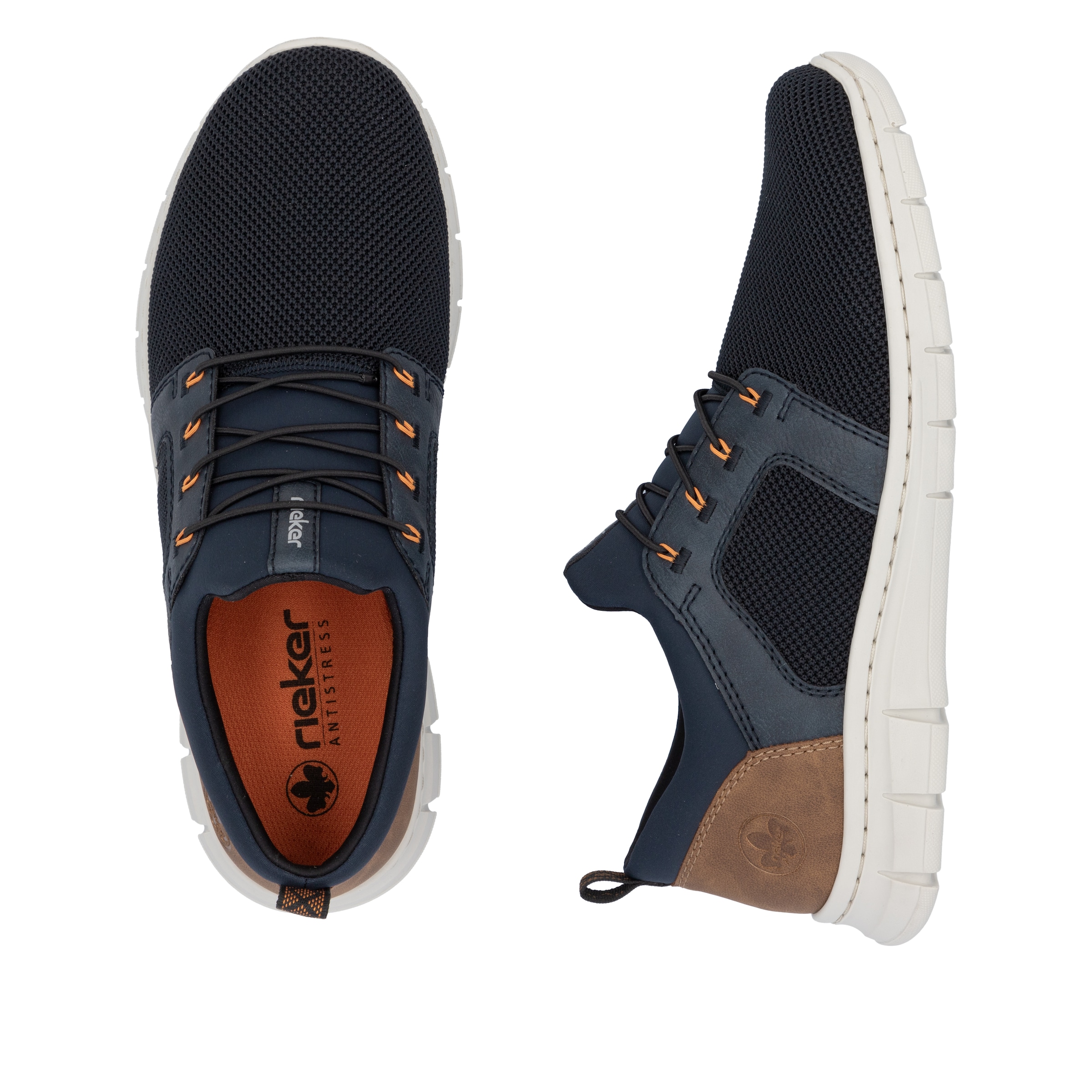Rieker Slip-On Sneaker, Schlupfschuh, Halbschuh, Freizeitschuh mit Gummizug, zum Schlupfen