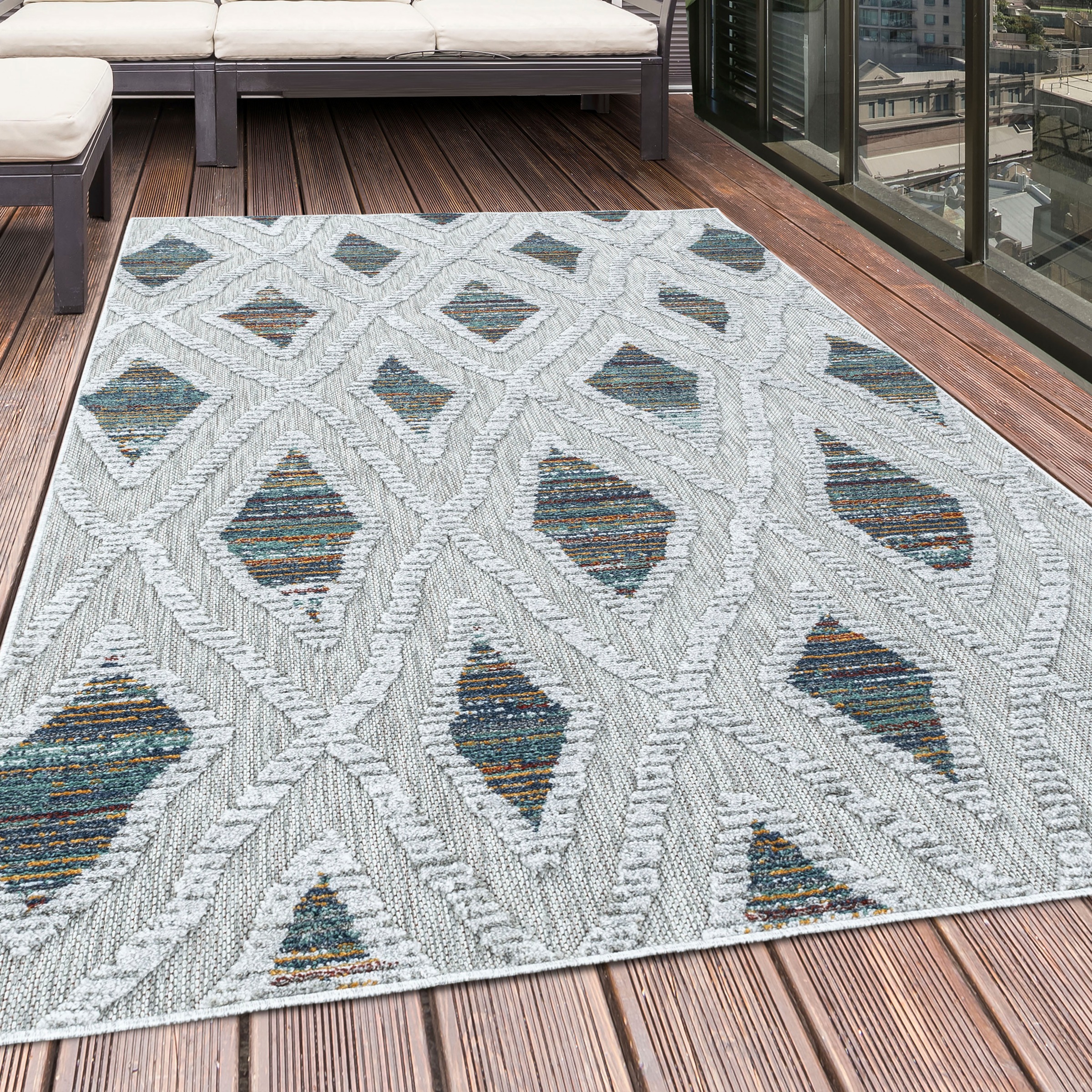 Ayyildiz Teppiche Teppich »BAHAMA 5157«, rechteckig, 8 mm Höhe, Läufer, Fla günstig online kaufen