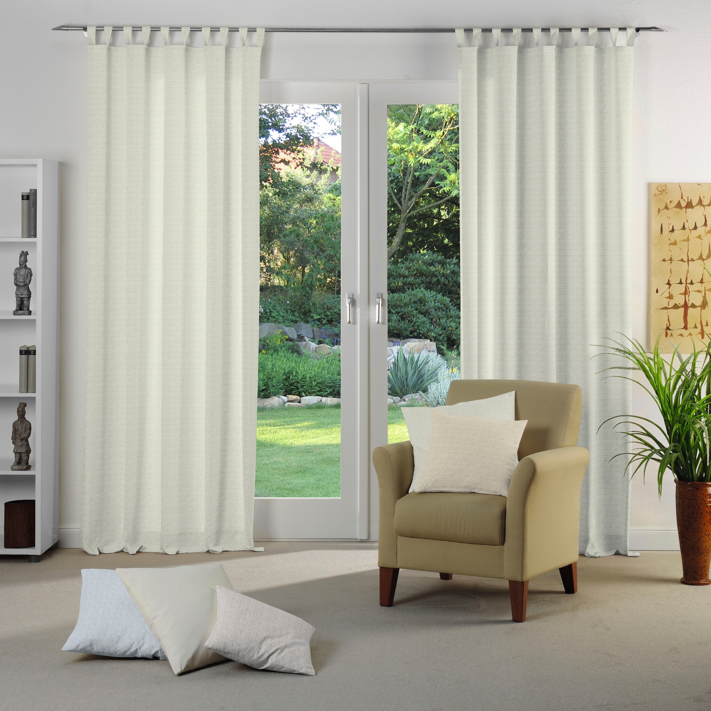 Wirth Vorhang »Berwick« Schlaufen 1 Stk. tlg. günstig online kaufen