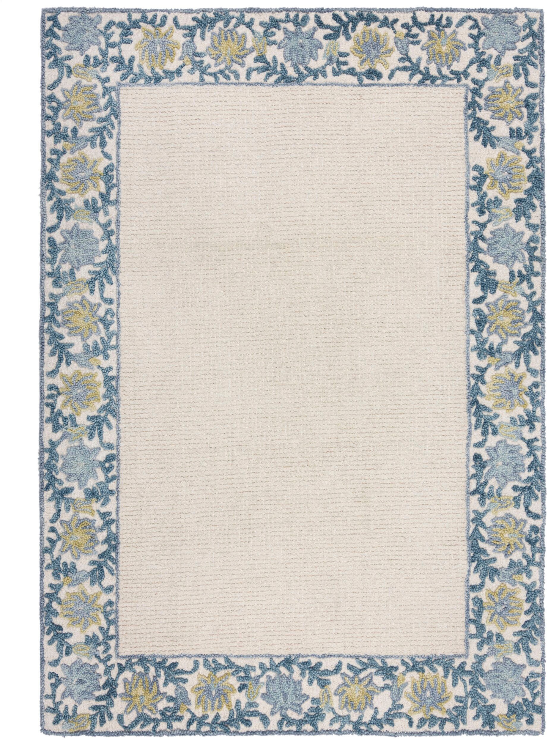FLAIR RUGS Teppich »Myla Floral«, rechteckig, 8 mm Höhe, mit floralem Rahmen