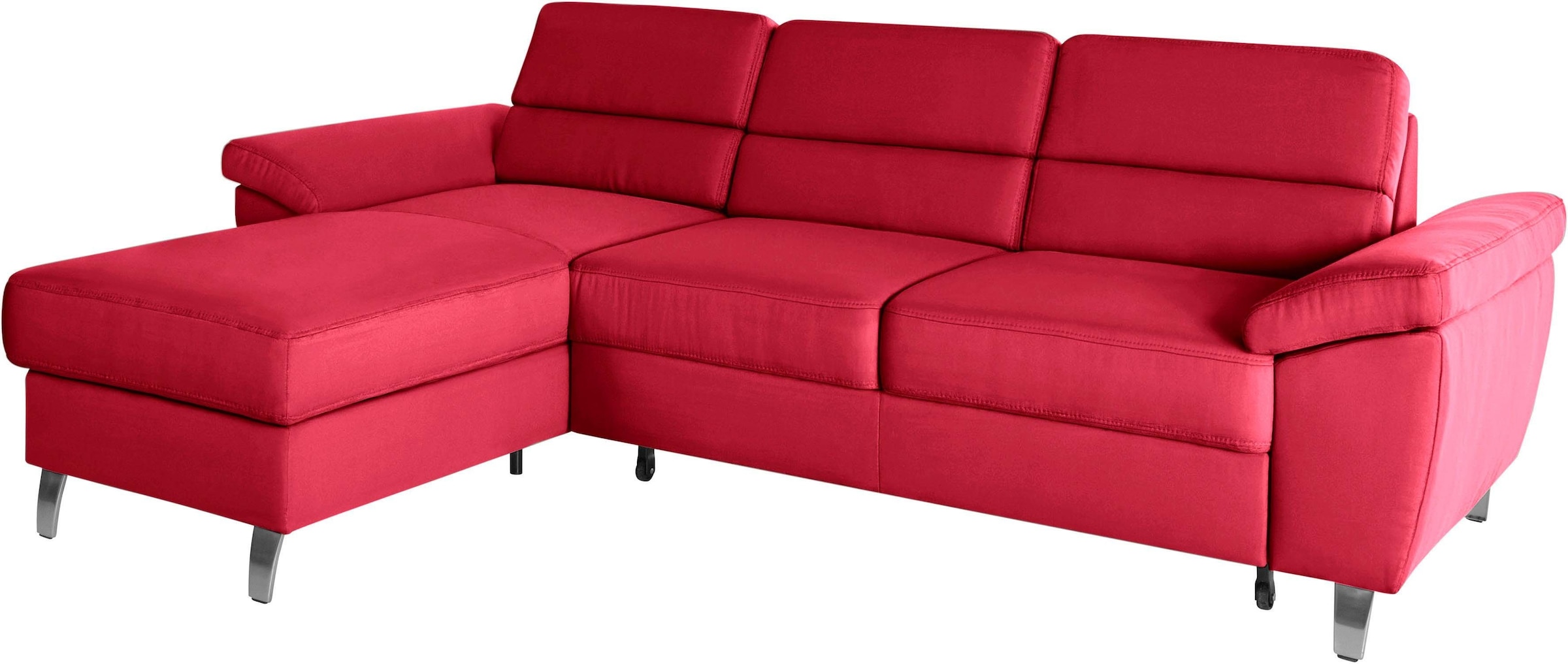 sit&more Ecksofa »Sorano L-Form«, wahlweise mit Bettfunktion und Bettkasten günstig online kaufen