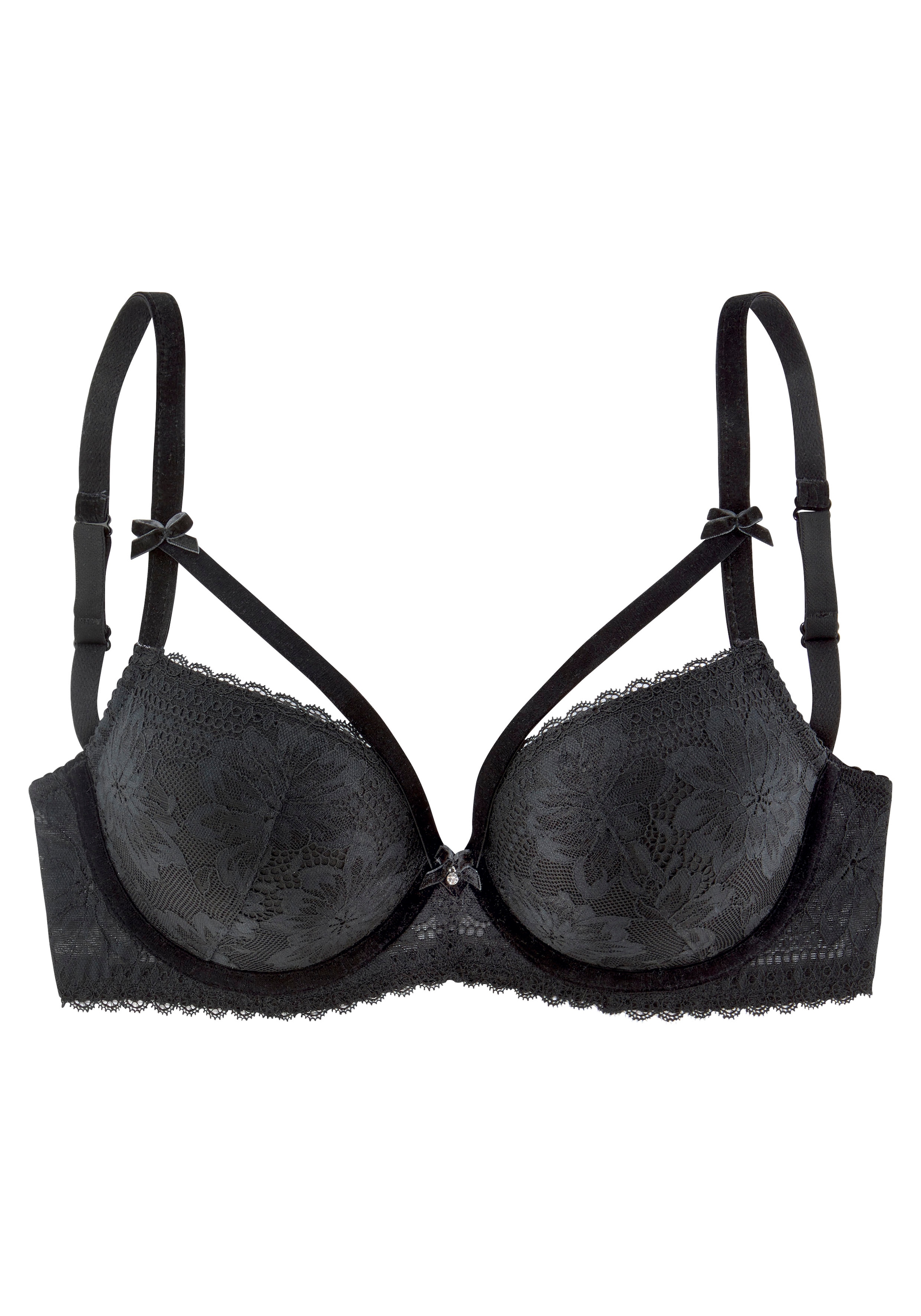 petite fleur gold Schalen-BH »Seduction«, online Dessous bestellen sexy mit Bänder-Optik, sexy