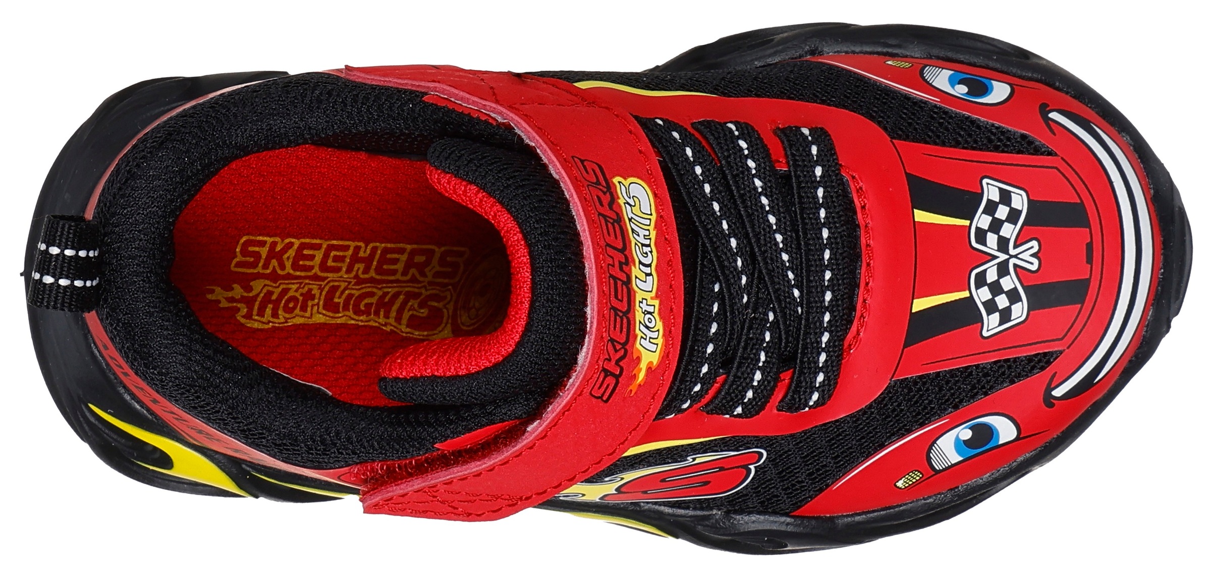 Skechers Sneaker »Hot Lights: Thermo Flash - Wheel Buddies«, Blinkschuh, Klettschuh im Hot Lights® Design mit Automotiv