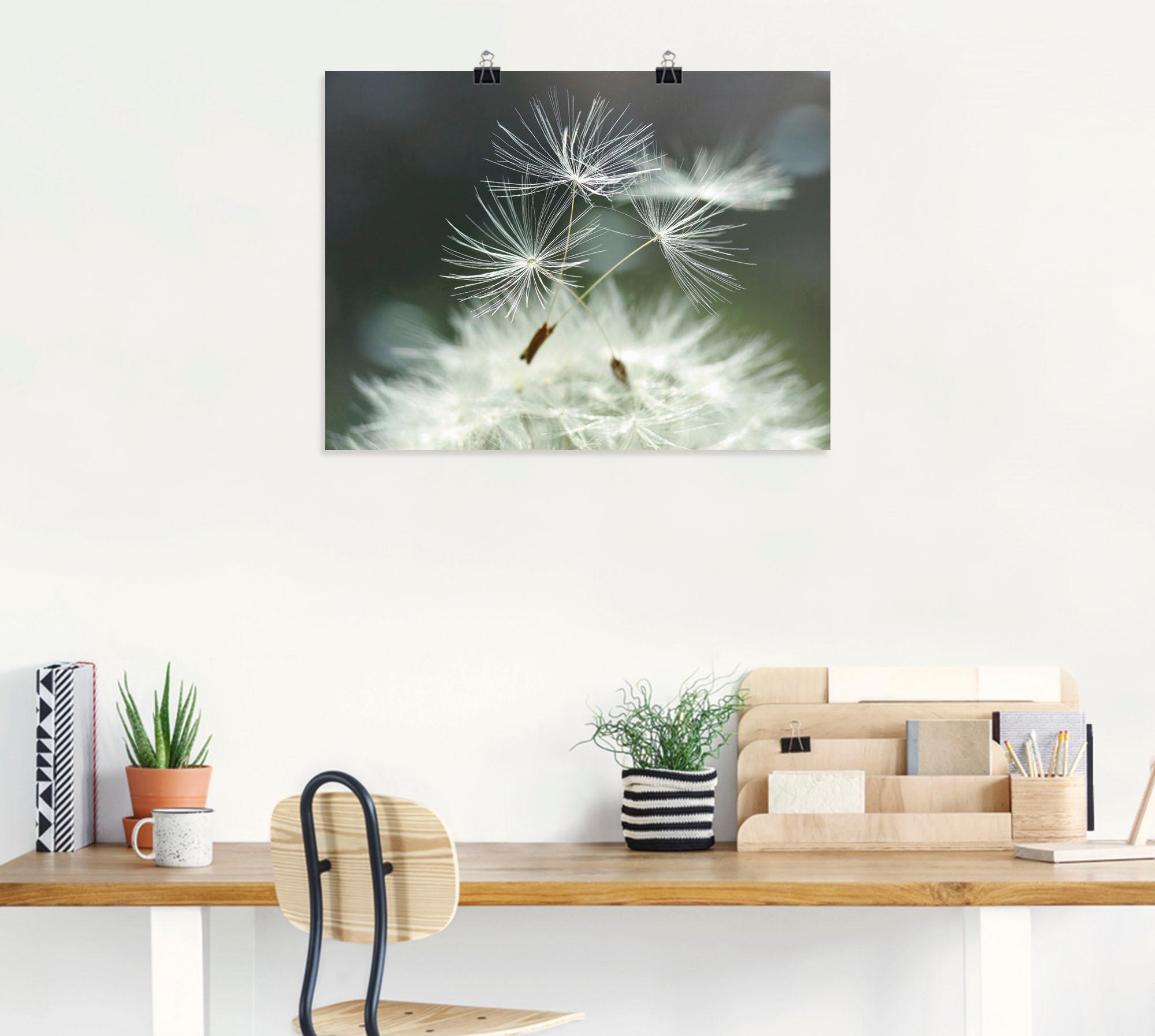 Artland Wandbild »Pusteblume Facility«, Blumen, (1 St.), als Alubild, Outdoorbild, Leinwandbild, Poster, Wandaufkleber