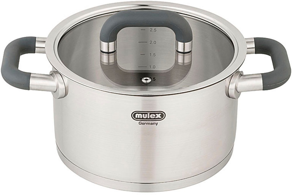 Mulex Kochtopf »LUGANO« Edelstahl 18/10 günstig online kaufen