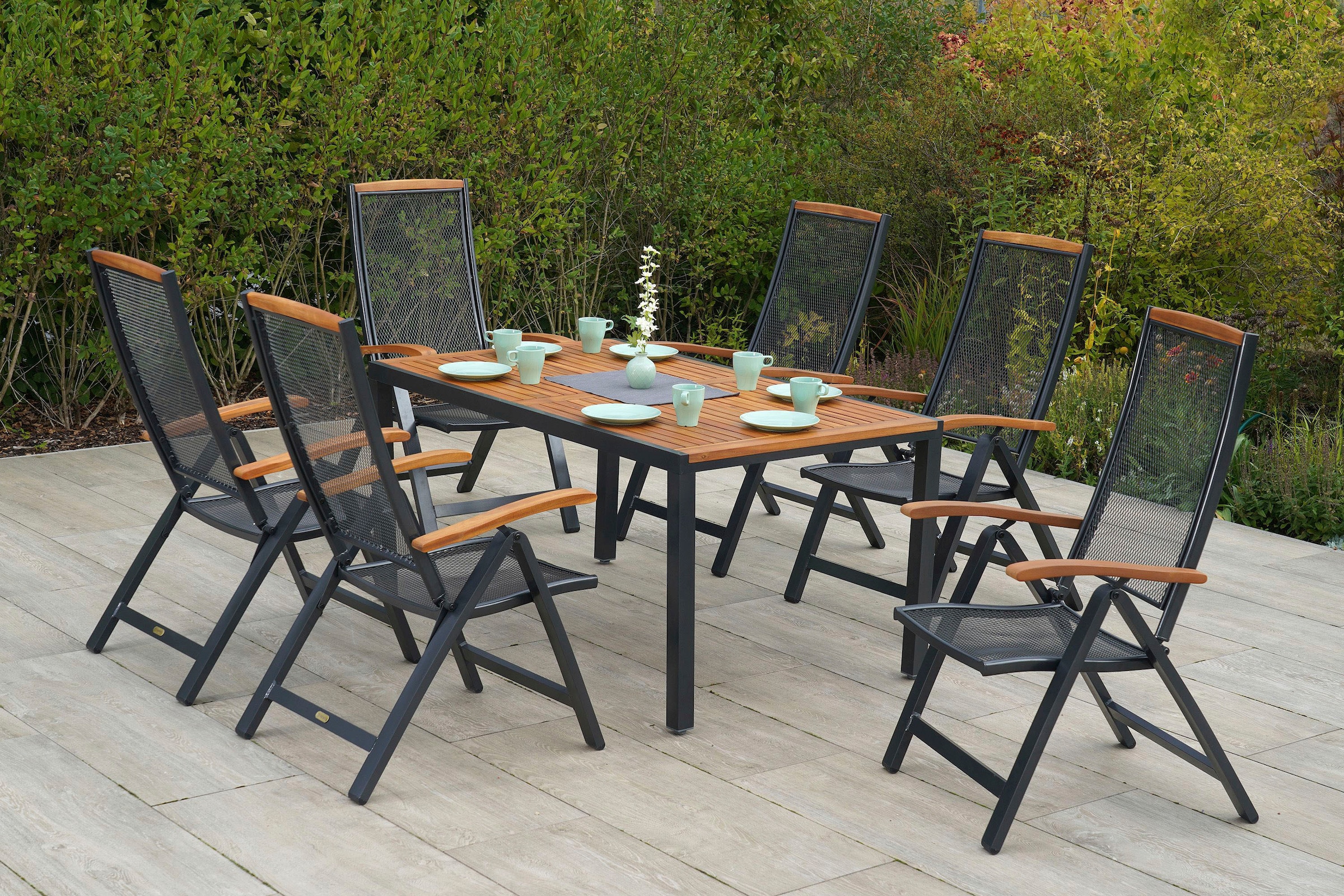MERXX Garten-Essgruppe »Tilos« 7 Stk. tlg. günstig online kaufen