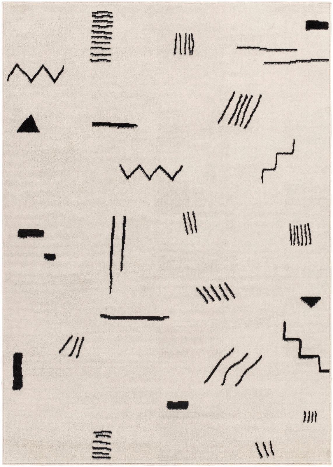 Livabliss Teppich »KYOTO« rechteckig 11 mm Höhe Moderner Skandi Teppich, Kurzflor, Stilvoll für Wohnzimmer