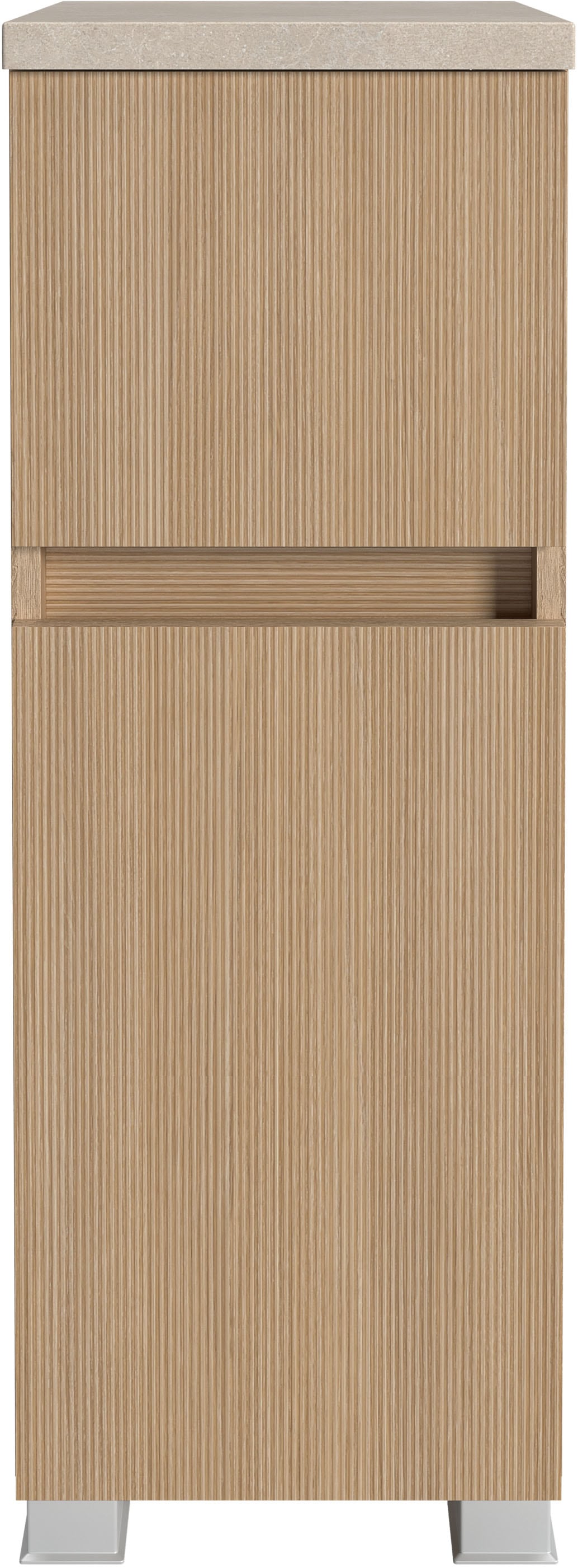 welltime Badmöbel-Set »Set 120 cm breit, Badmöbel mit LED-Beleuchtung«, Held Möbel, 5tlg. Unterbecken-Set, Eixo