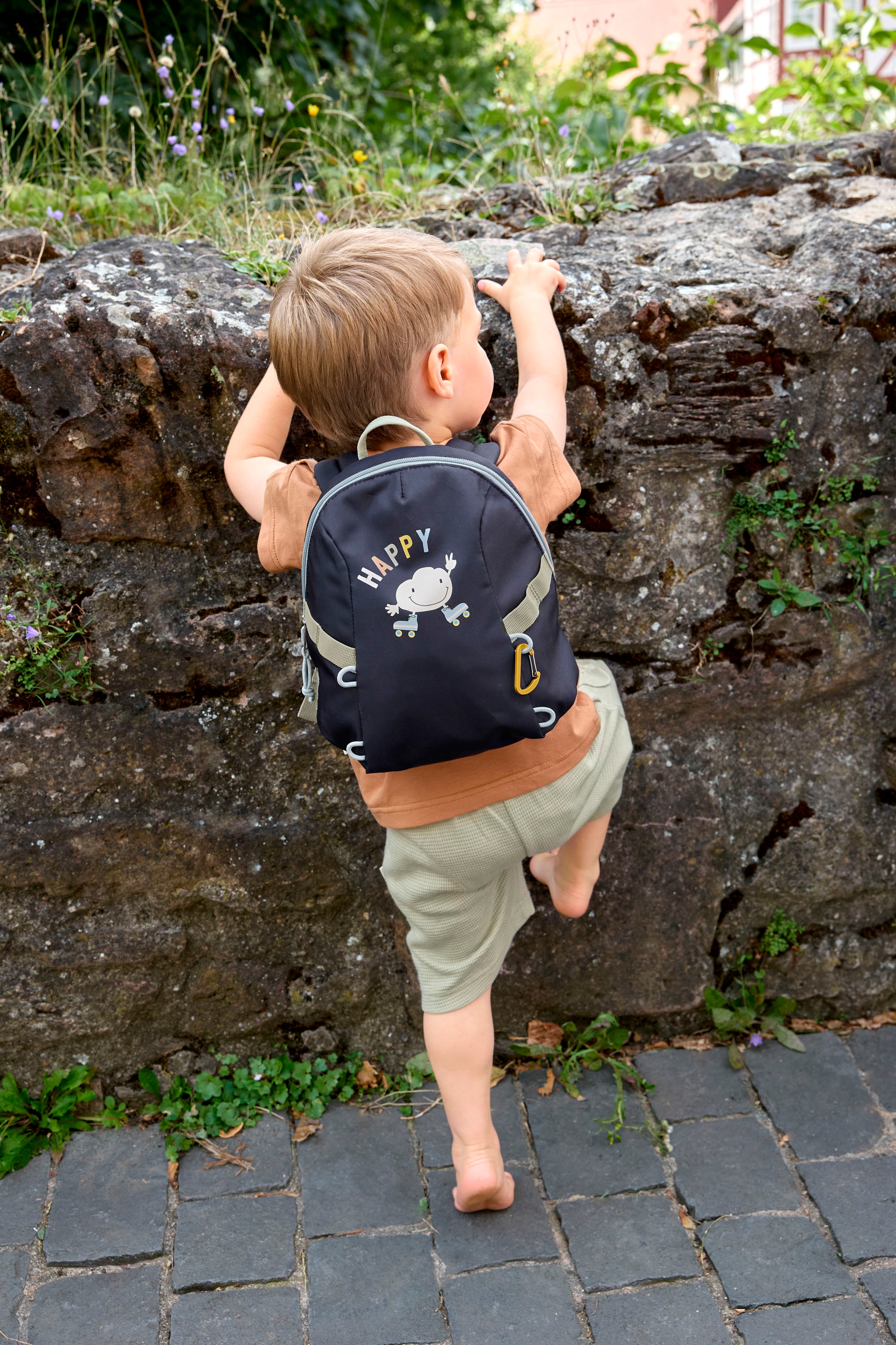 LÄSSIG Kinderrucksack »Tiny Backpack Outdoor Cloud dark blue«