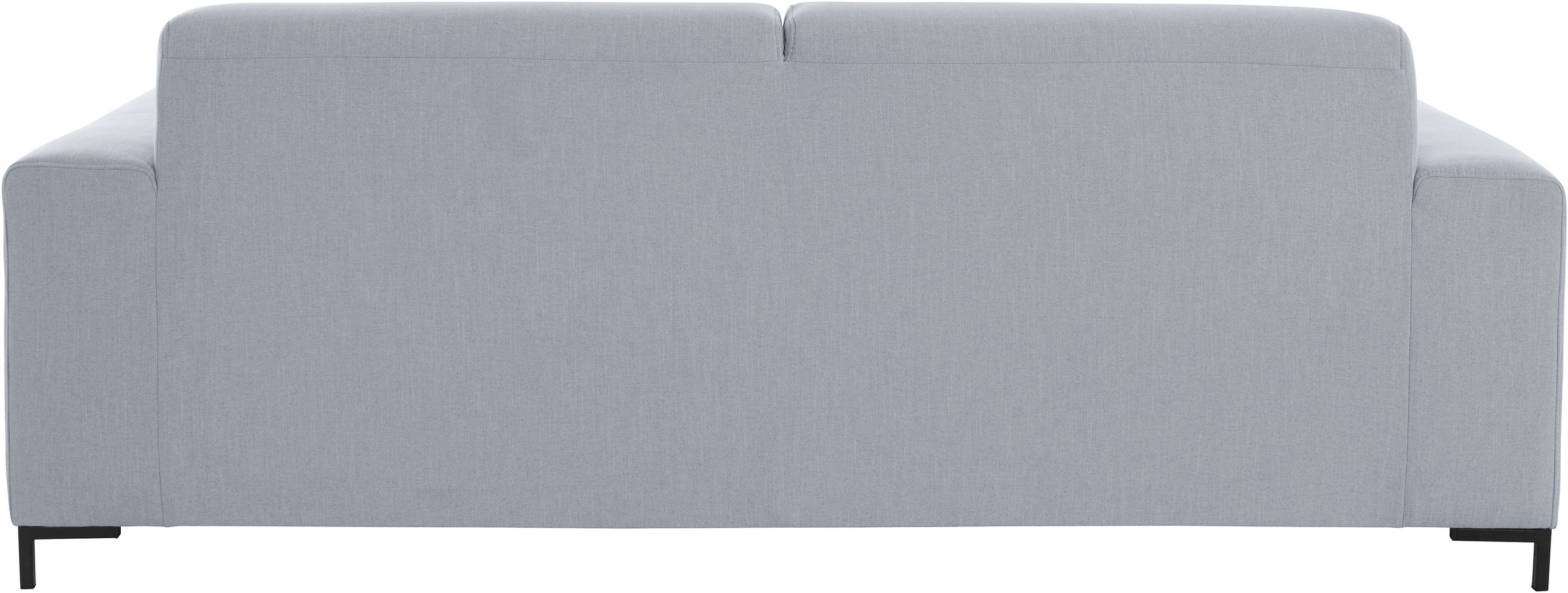 OTTO products 3-Sitzer »Grazzo, zeitlos und elegant, moderne Sitzheftung«, hochwertige Stoffe aus recyceltem Material, Steppung im Sitzbereich