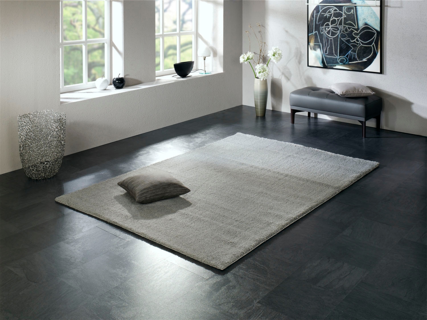 OCI DIE TEPPICHMARKE Hochflor-Teppich »Soft Dream«, rechteckig, 30 mm Höhe, besonders weich durch Microfaser, Wohnzimmer