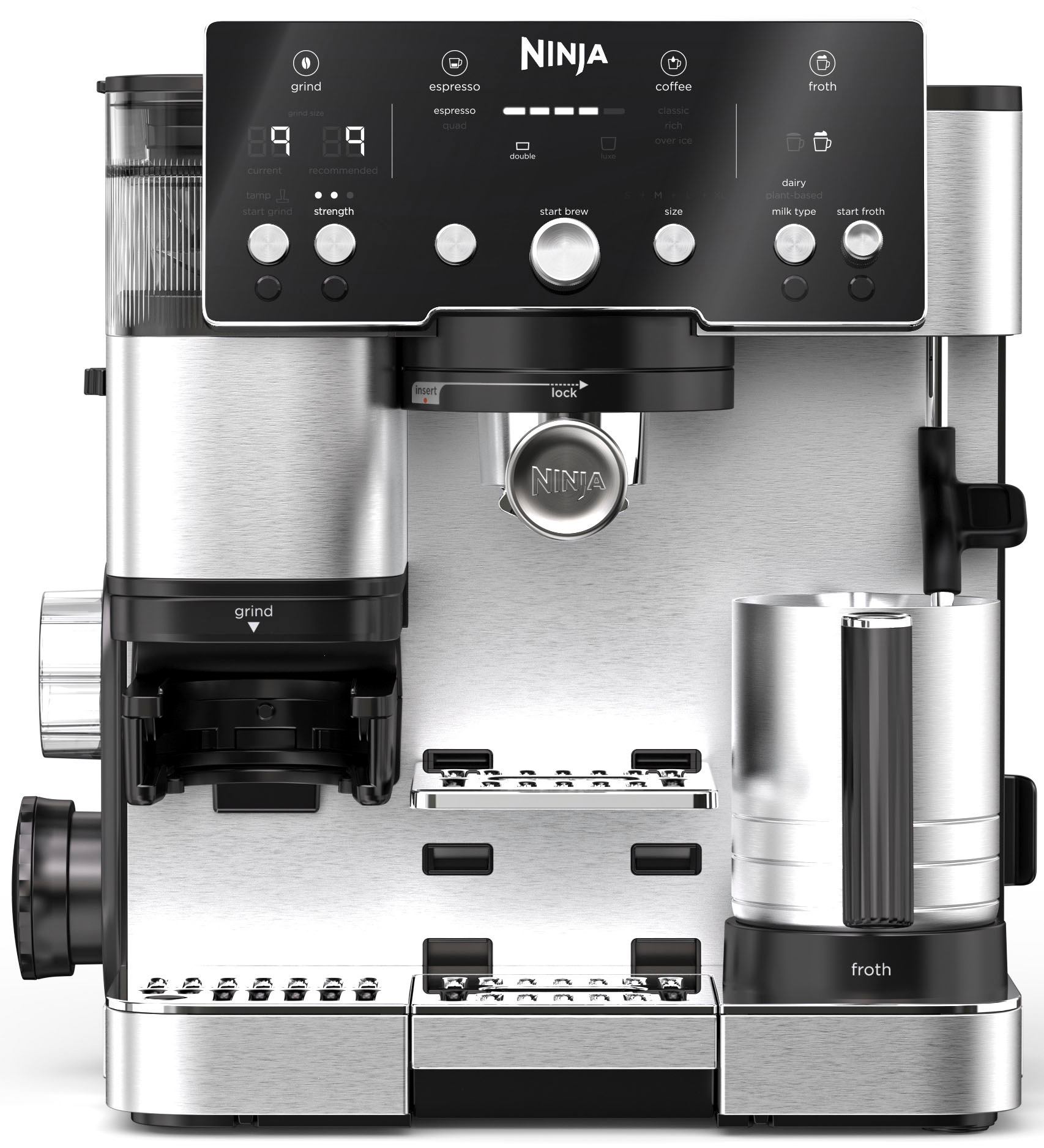 NINJA Espressomaschine »Ninja Luxe Café Essential Kaffeemaschine ES501EU«, günstig online kaufen