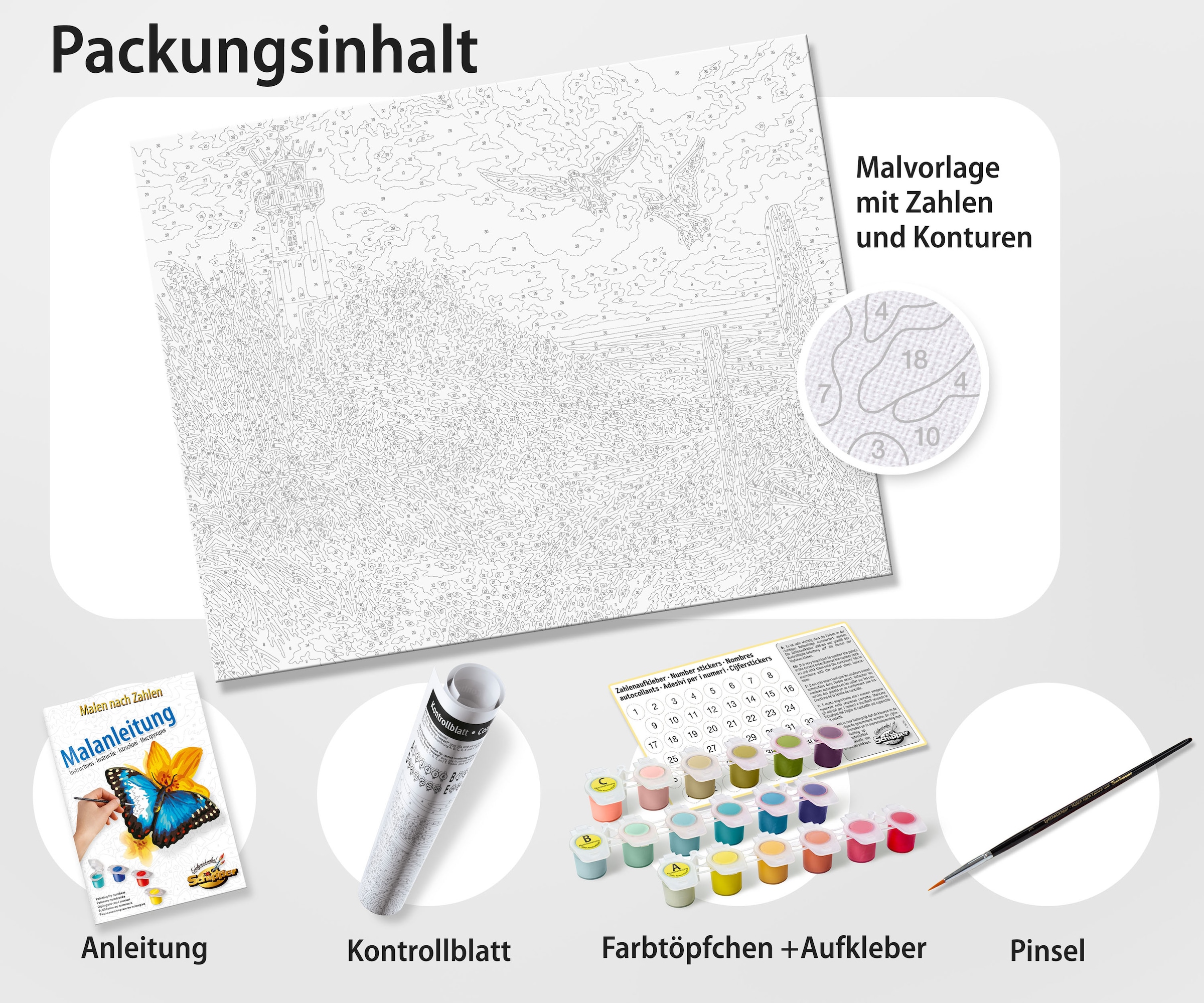 Schipper Malen nach Zahlen »Meisterklasse Premium - Französischer Blumenladen« Made in Germany