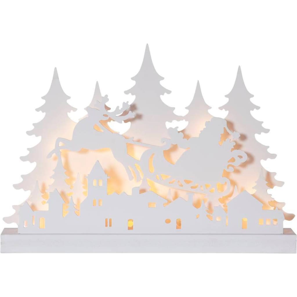 EGLO LED Dekolicht »GRANDY«, 1 St., Kaltweiß, weiß / L36 x H30 x B8 cm / inkl. 36 x LED-Platine (je 0,06W, 6000K) / LED Lichterbogen - Weihnachtsdeko - Weihnachten - Beleuchtung - Licht - Dekoration - Deko - Winter - Fensterdeko