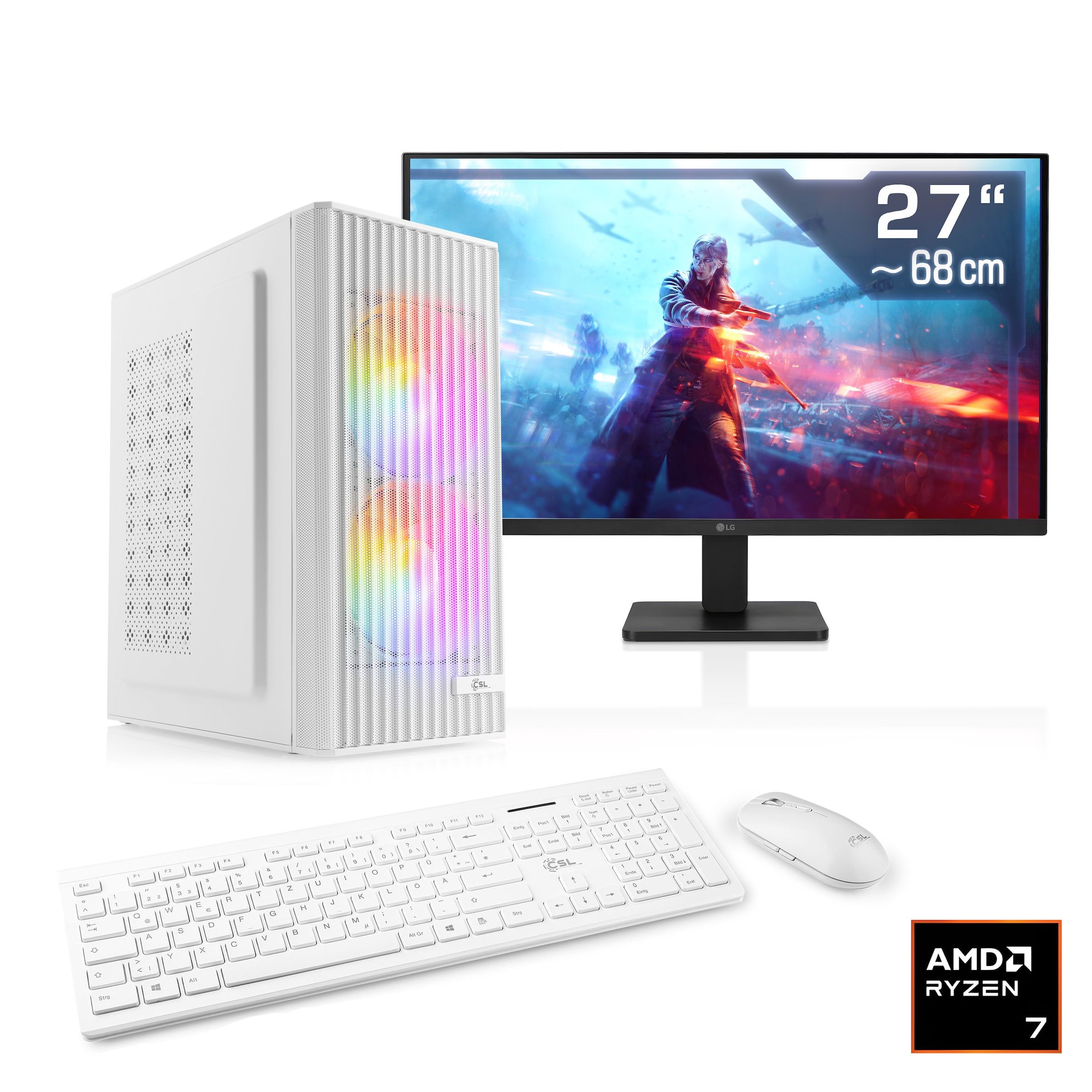 CSL PC-Komplettsystem »Spectrum V25243«