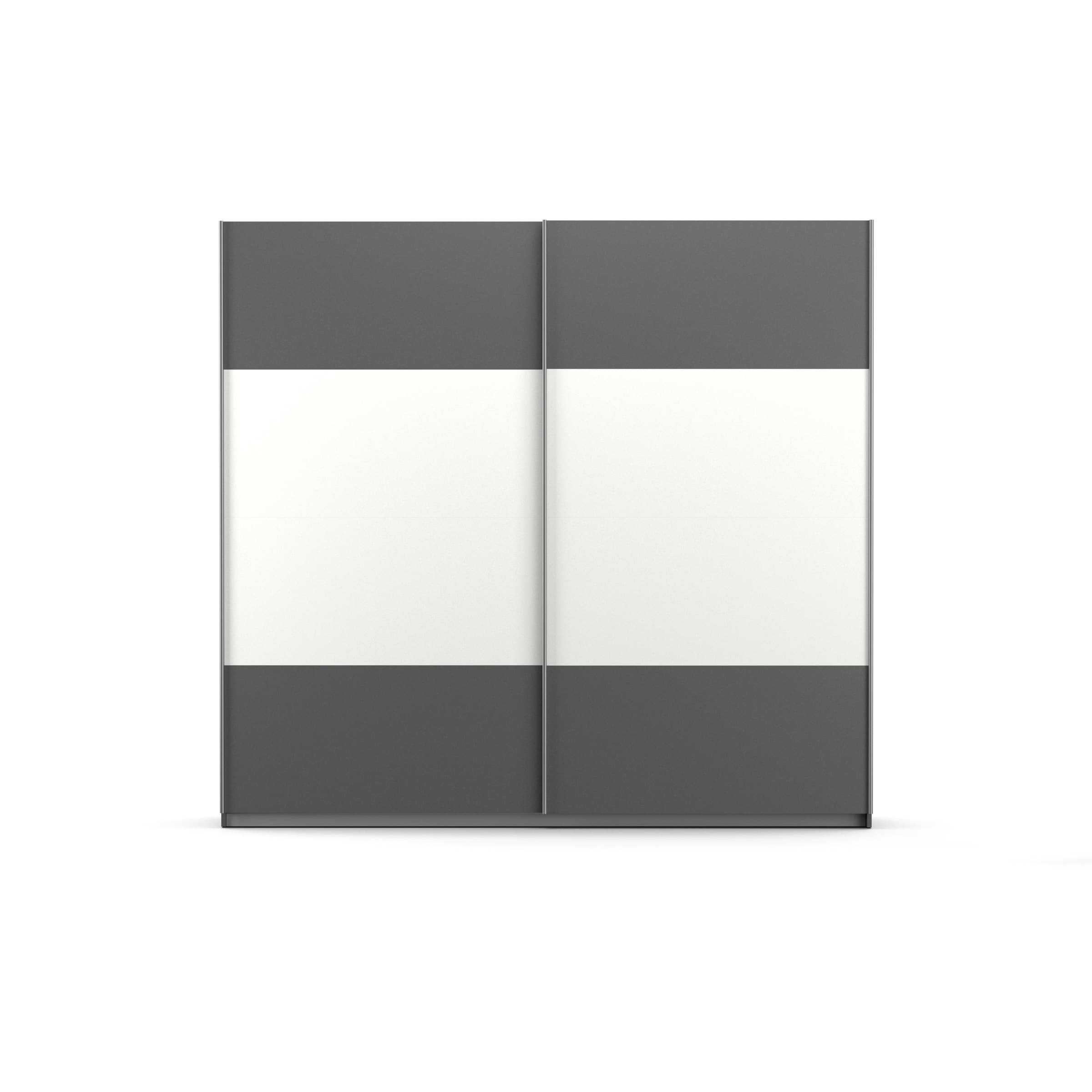 rauch Schwebetürenschrank »Quadra Bestseller Schlafzimmerschrank in vielen Breiten«, Kleiderschrank Garderobenschrank Schrank mit Glaselementen