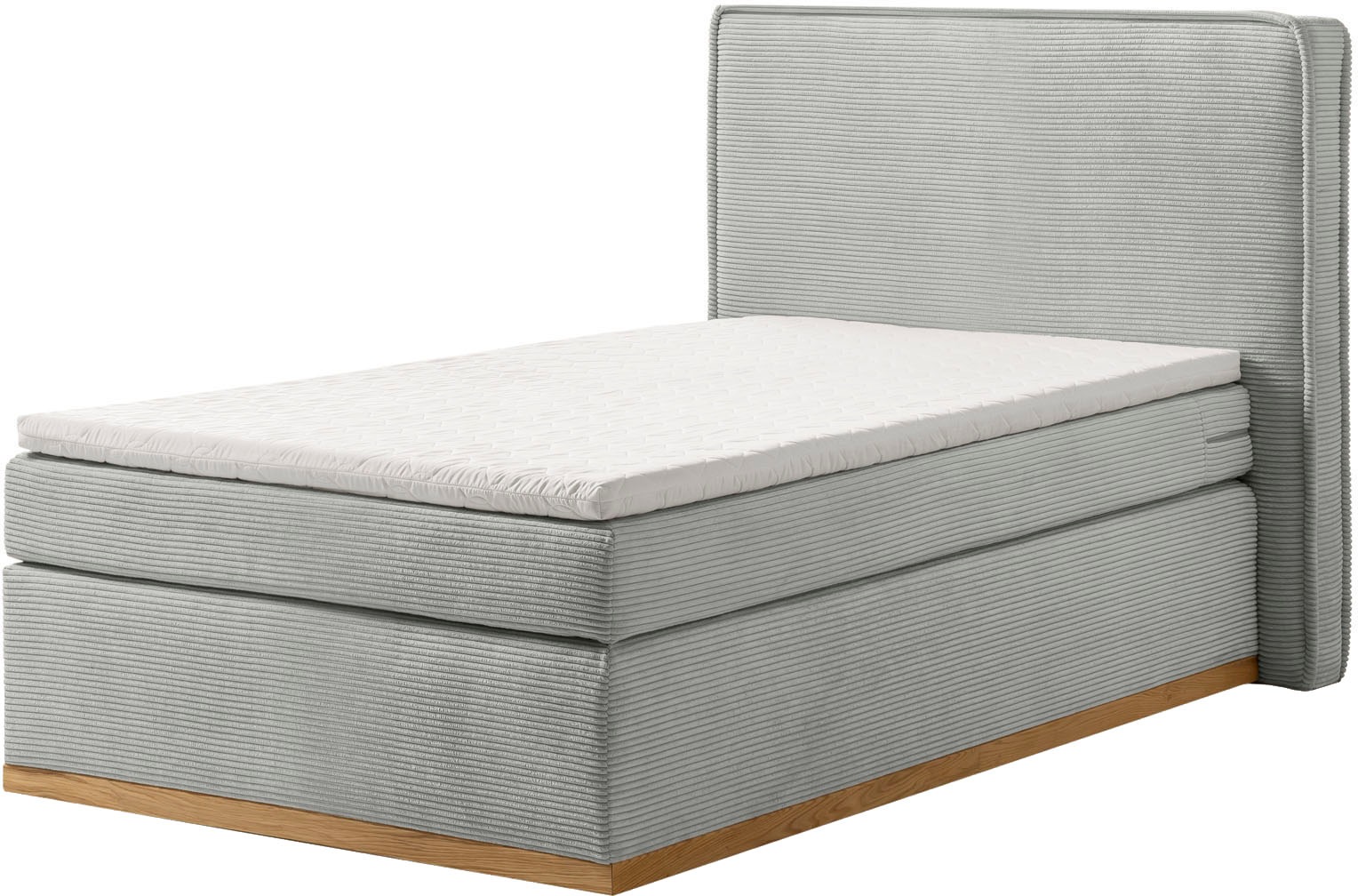 Home affaire Boxspringbett »SHERWOOD Cord Hotelbett, Polsterbett Premiumbet günstig online kaufen