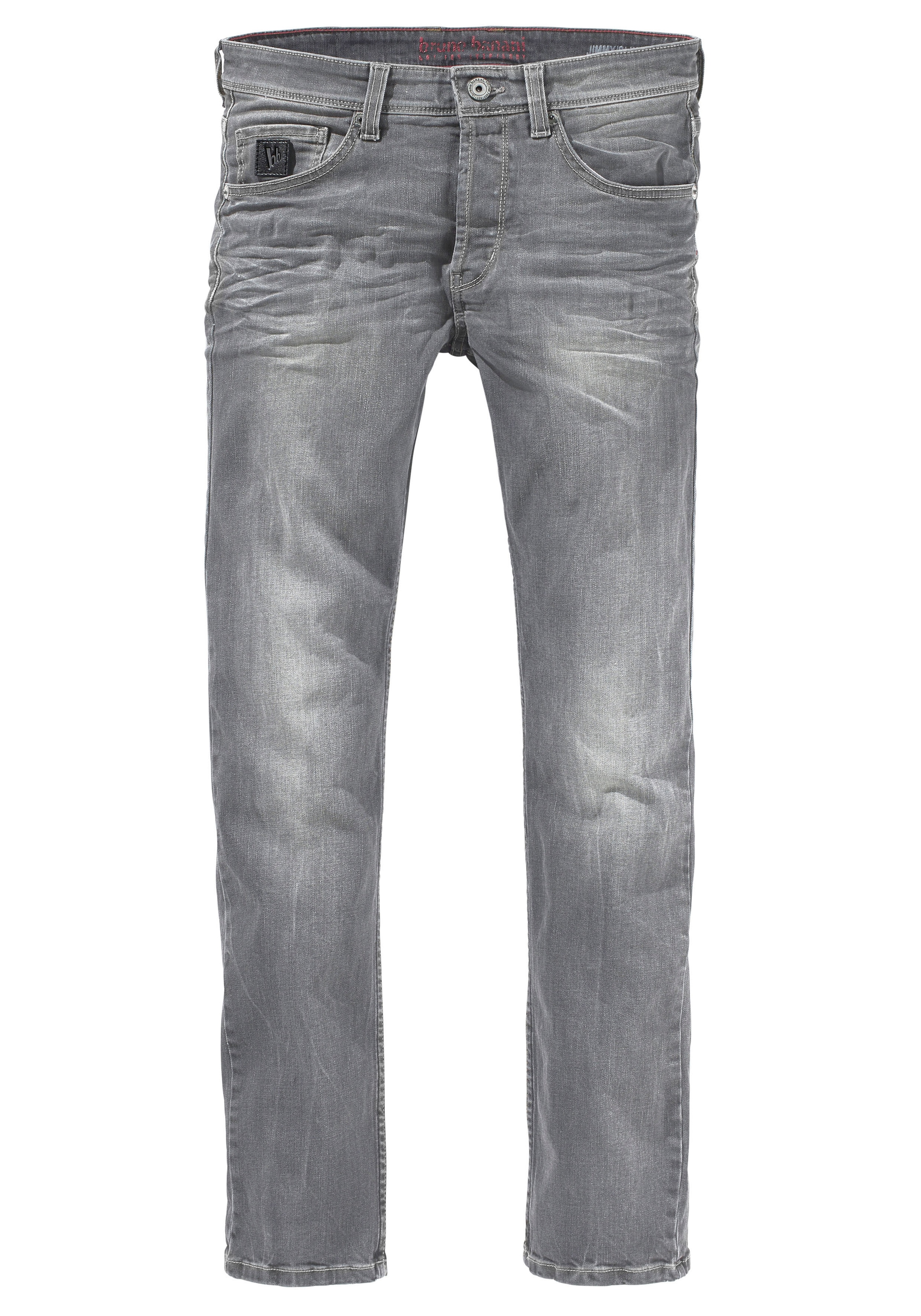 Bruno Banani Slim-fit-Jeans »Jimmy (Stretch)«, schmale Beinform, niedrige Leibhöhe, mit Button-Fly