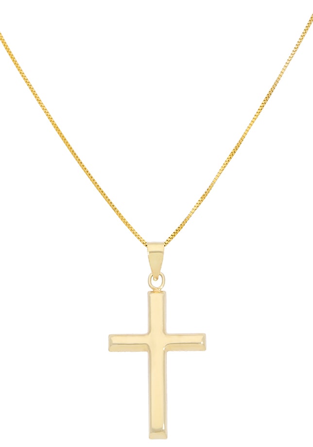 Firetti Kette mit Anhänger glänzend« Kreuz, im und Geschenk, »Schmuck zeitlos kaufen Online-Shop schlicht
