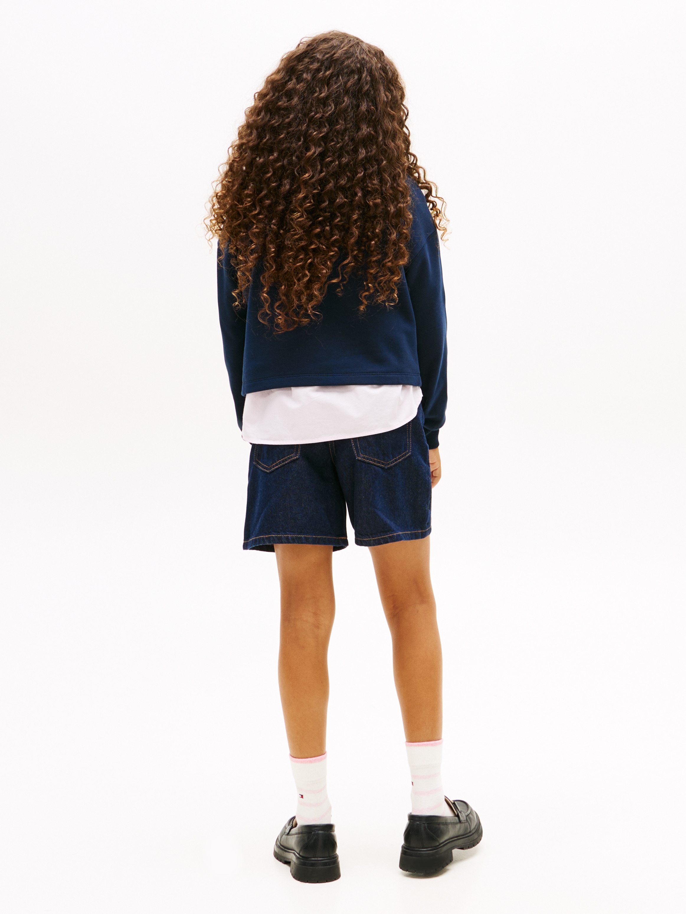 Tommy Hilfiger Sweatshirt »GLITTER TOMMY CREW«, Kinder bis 16 Jahre, regular fit
