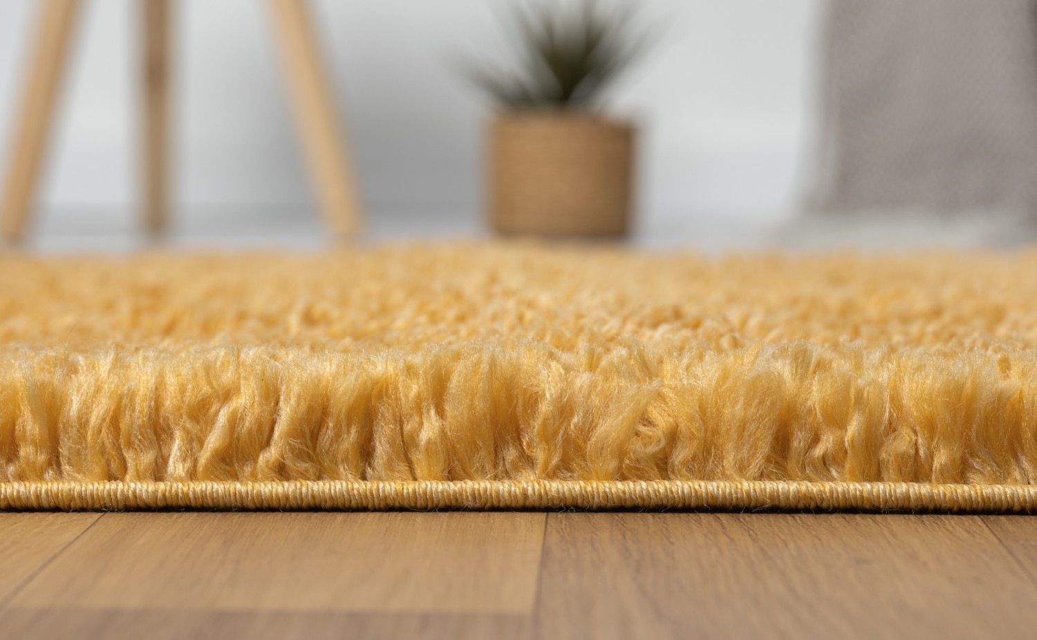my home Hochflor-Teppich »Banji«, rechteckig, 37 mm Höhe, Uni Farben, weich und flauschig, auch als Läufer & in rund erhältlich
