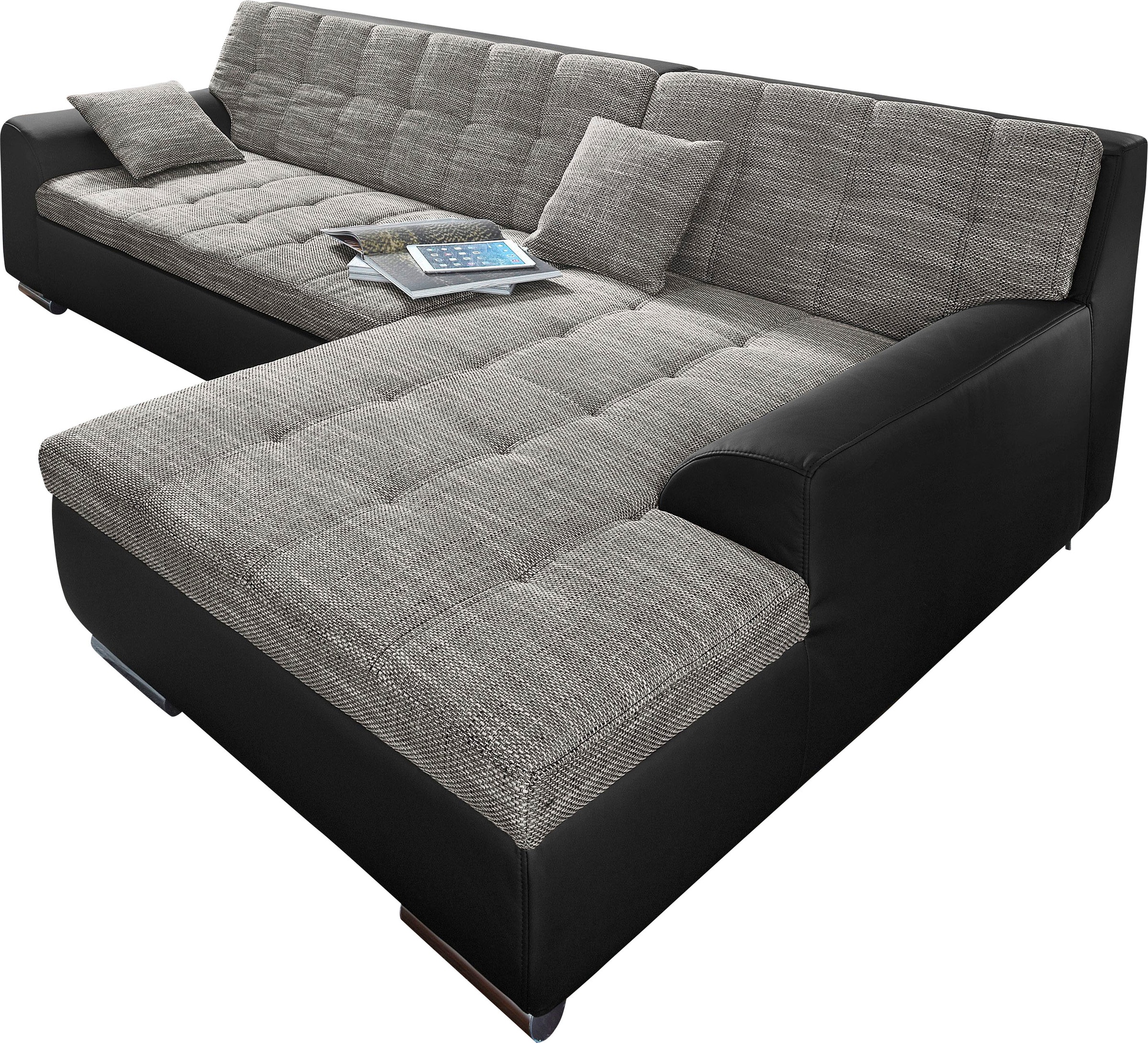 DOMO collection Ecksofa »Treviso viele Bezüge, auch in Cord, L-Form, B/T/H: günstig online kaufen