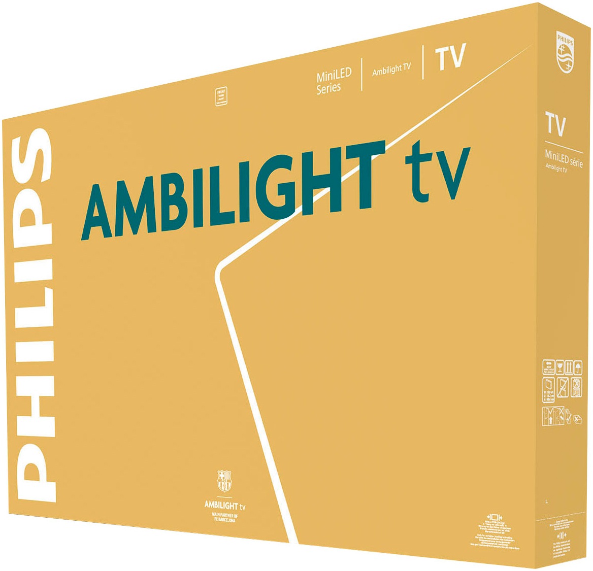 Philips Mini-LED-Fernseher »65MLED910/12«, 4K Ultra HD, Smart-TV